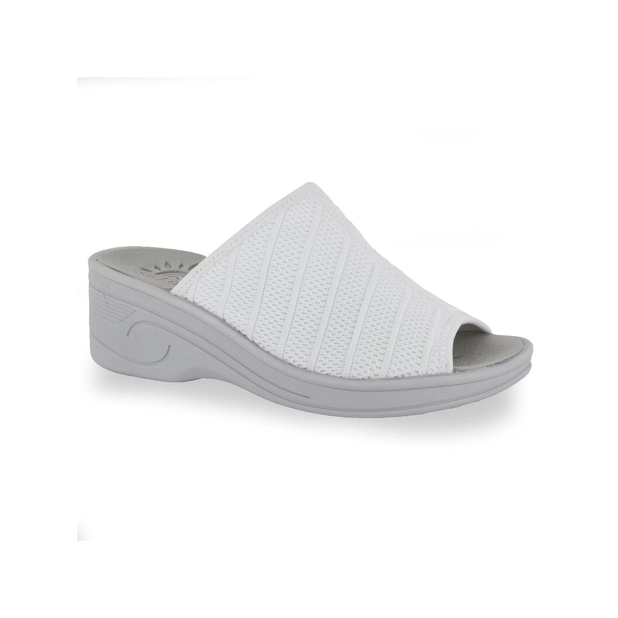 Easy Street Airy Women's Wedges, Size: 12 Wide, Blue Product Image