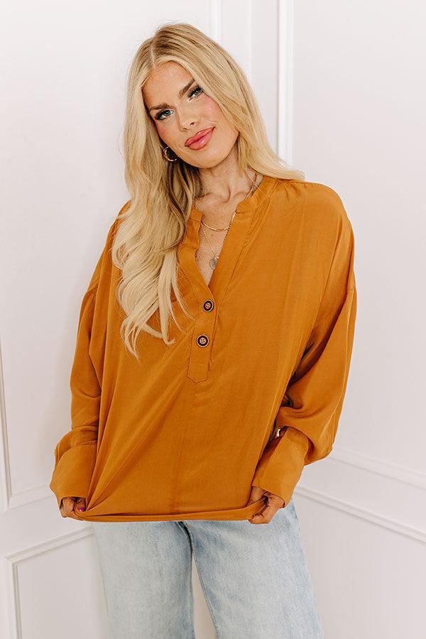 Balcony Nights Shift Top In Golden Honey Curves Product Image