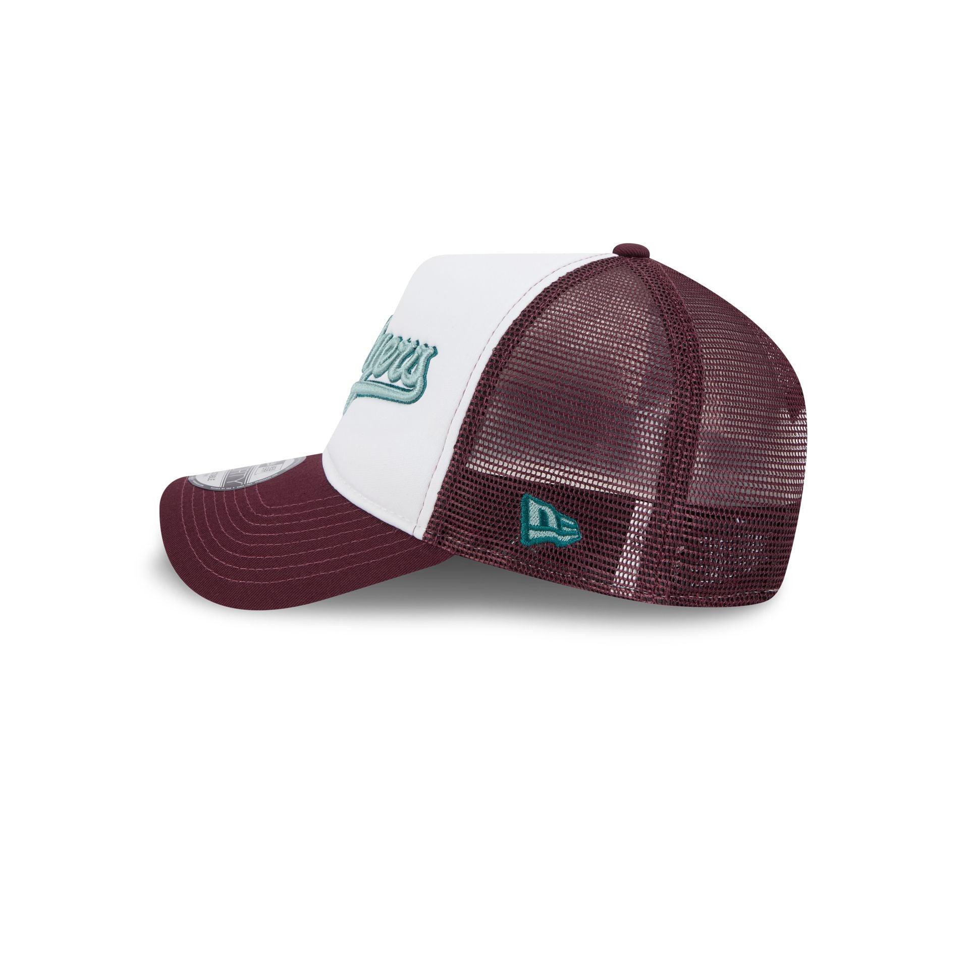 Los Angeles Dodgers Optic White 9FORTY A-Frame Snapback Hat Male Product Image