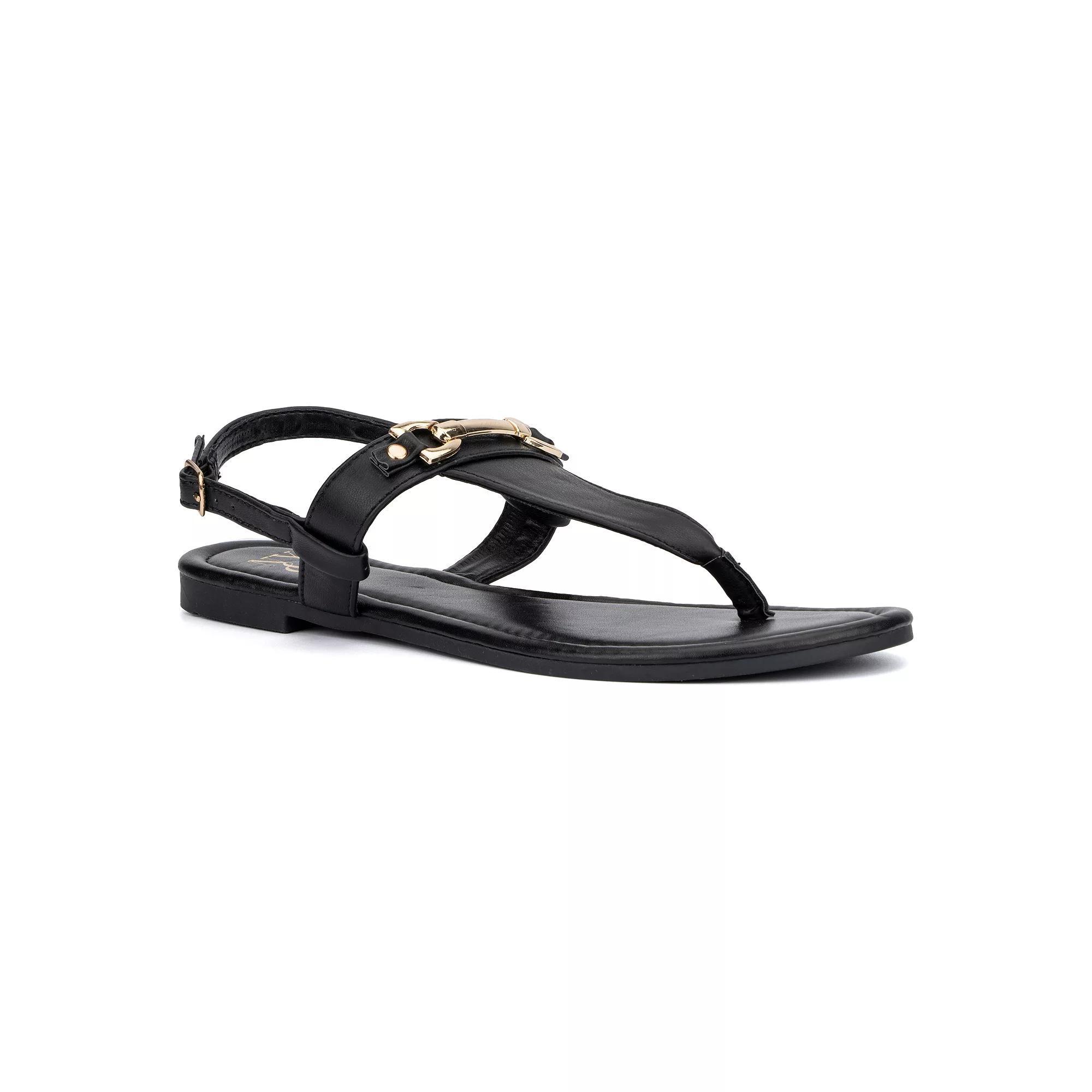New York & Company Angelica Womens T-Strap Sandals Product Image