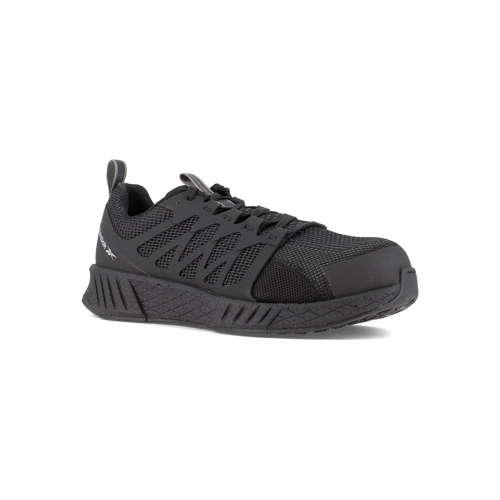 Reebok Work Fusion Flexweave Men's Composite Toe Safety Shoes, Size: 7 Wide, Black Product Image