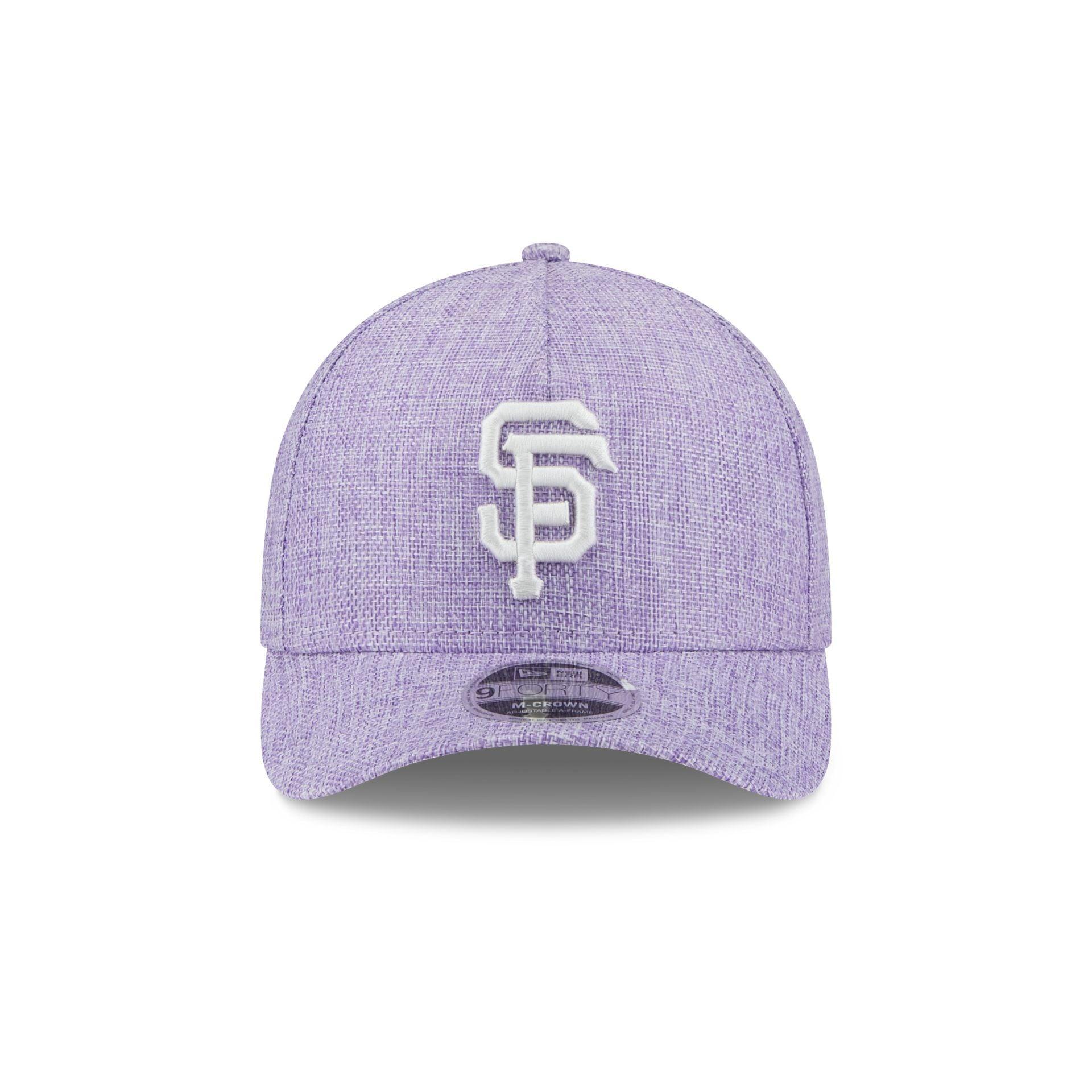 San Francisco Giants Cotton Weave Purple 9FORTY M-Crown A-Frame Snapback Hat Male Product Image