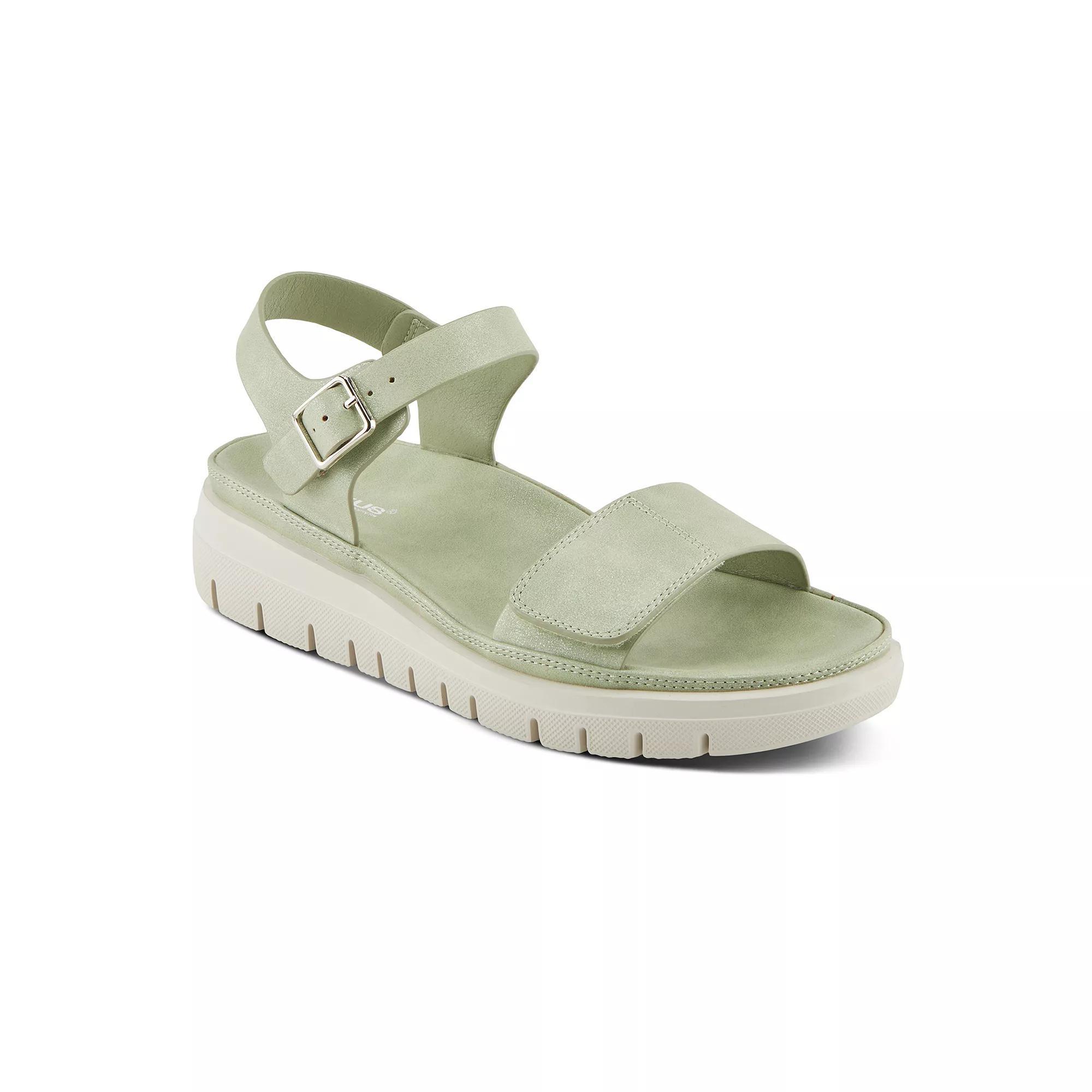 Flexus by Spring Step Shinzon Women's Strappy Sandals, Size: 37, Light Green Product Image