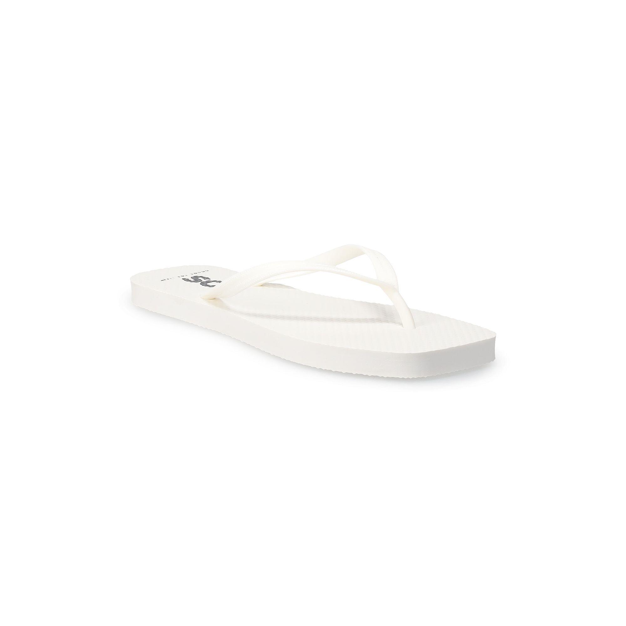 SO® Women's Lannah Flip Flop Sandals, Size: 11, White Product Image