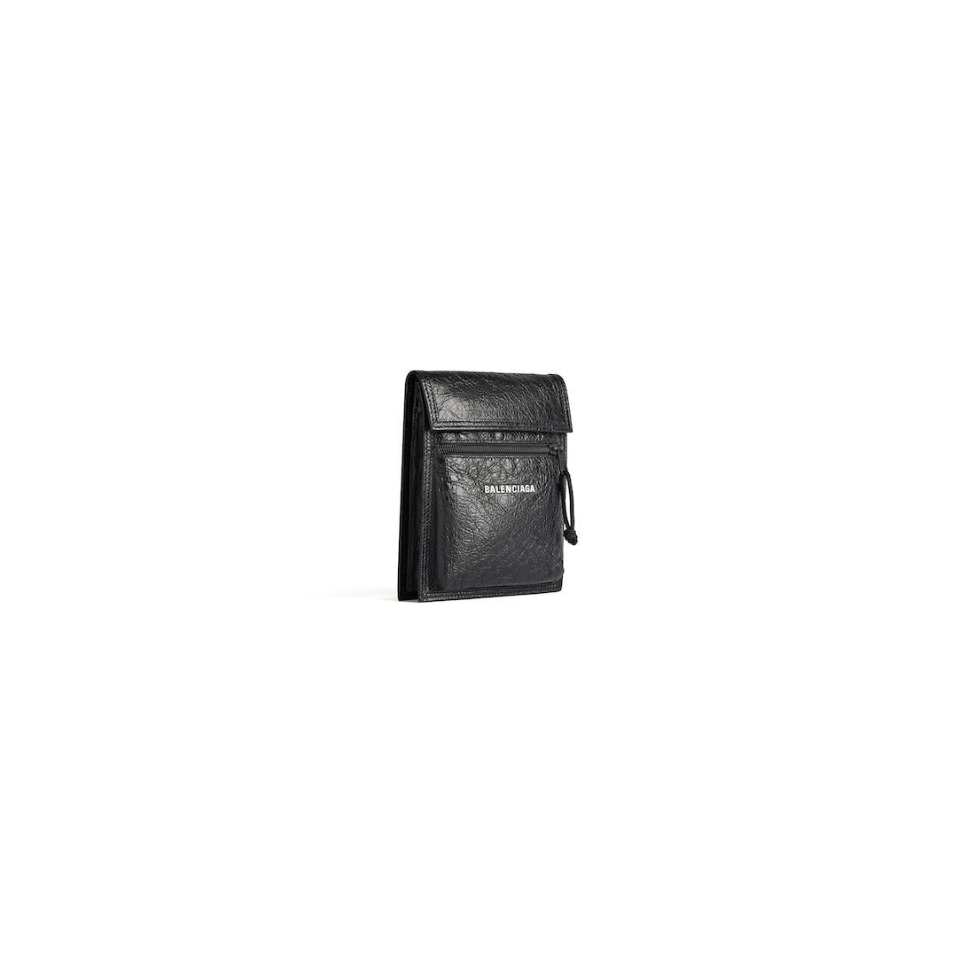 Men's Explorer Pouch With Strap Small in Black Product Image