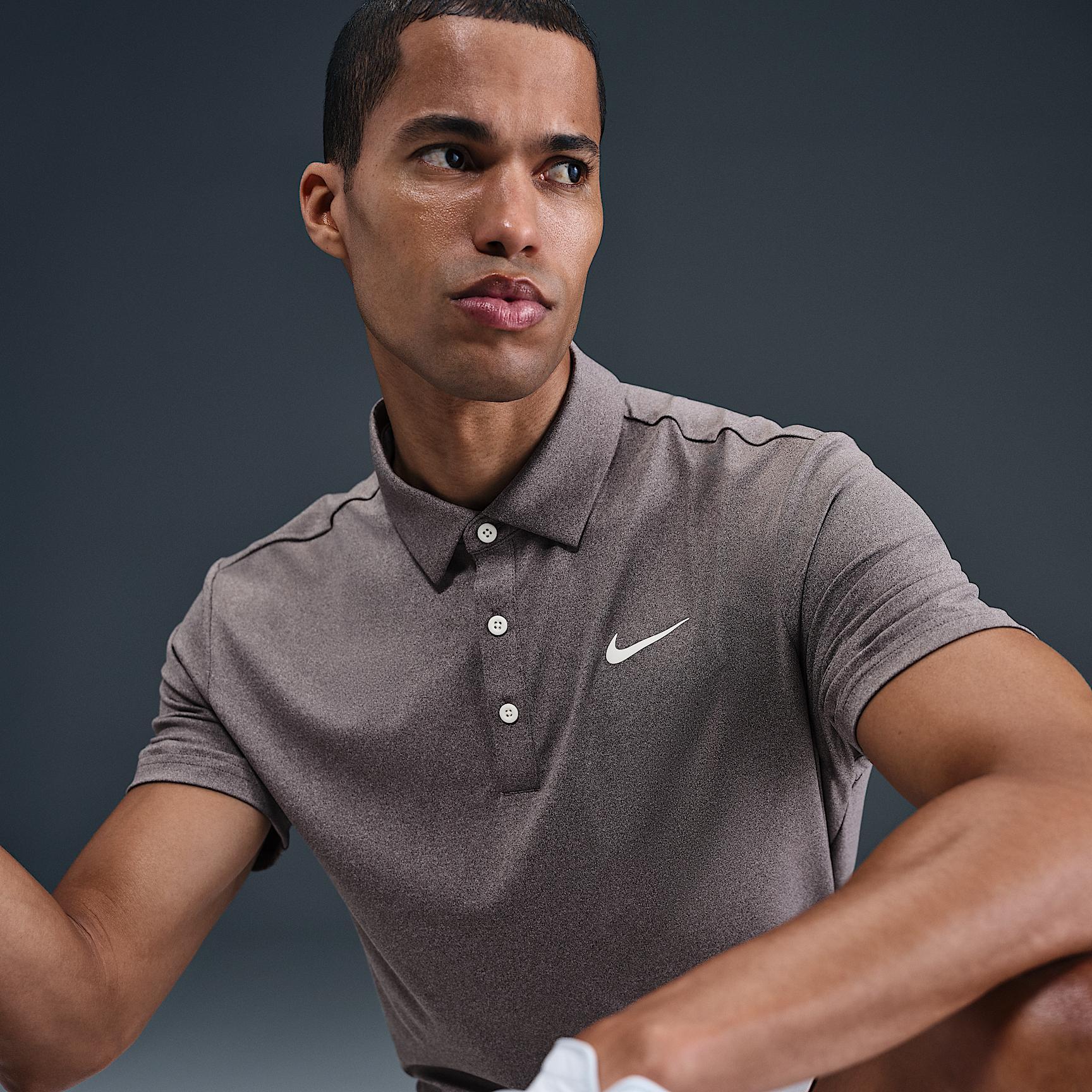 Nike Men's Tour Dri-FIT Heathered Golf Polo Product Image