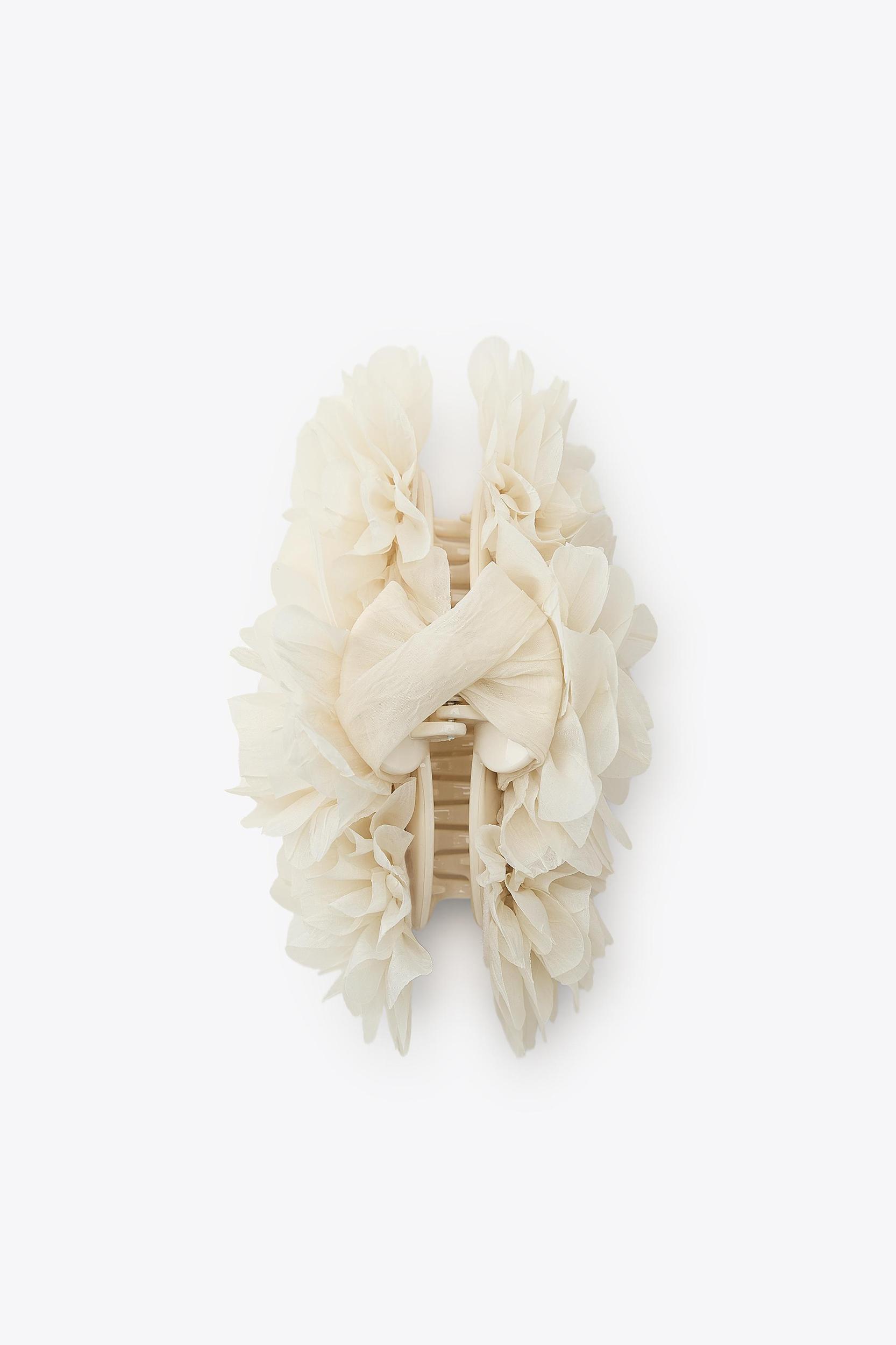 ORGANZA FLOWER HAIR CLIP Product Image