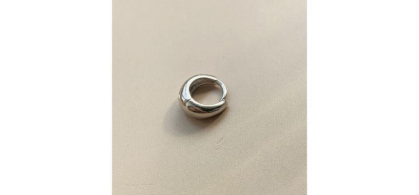 Polished Sterling Silver Hoop Earring (various designs) Product Image
