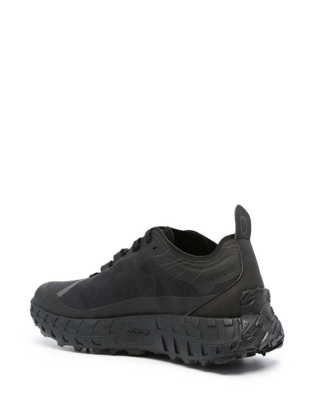 001 panelled lace-up sneakers Product Image