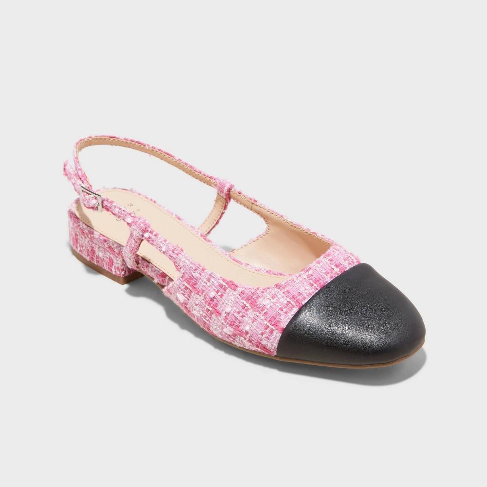 Womens Maxine Slingback Ballet Flats - A New Day Tan 12 Product Image