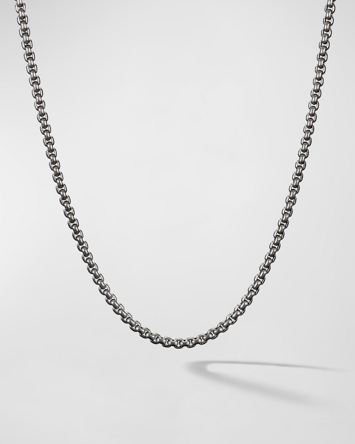 David Yurman Mens Small Box Chain Necklace 2.7mm, 20 Product Image