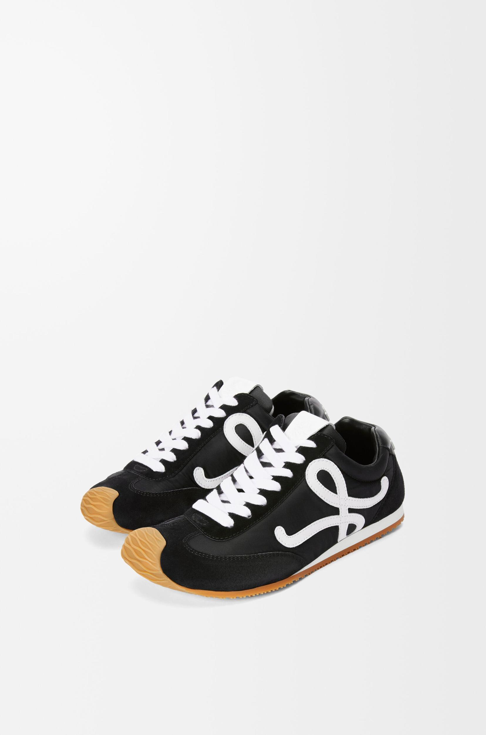 Ballet Runner 2.0 in nylon and calfskin Product Image