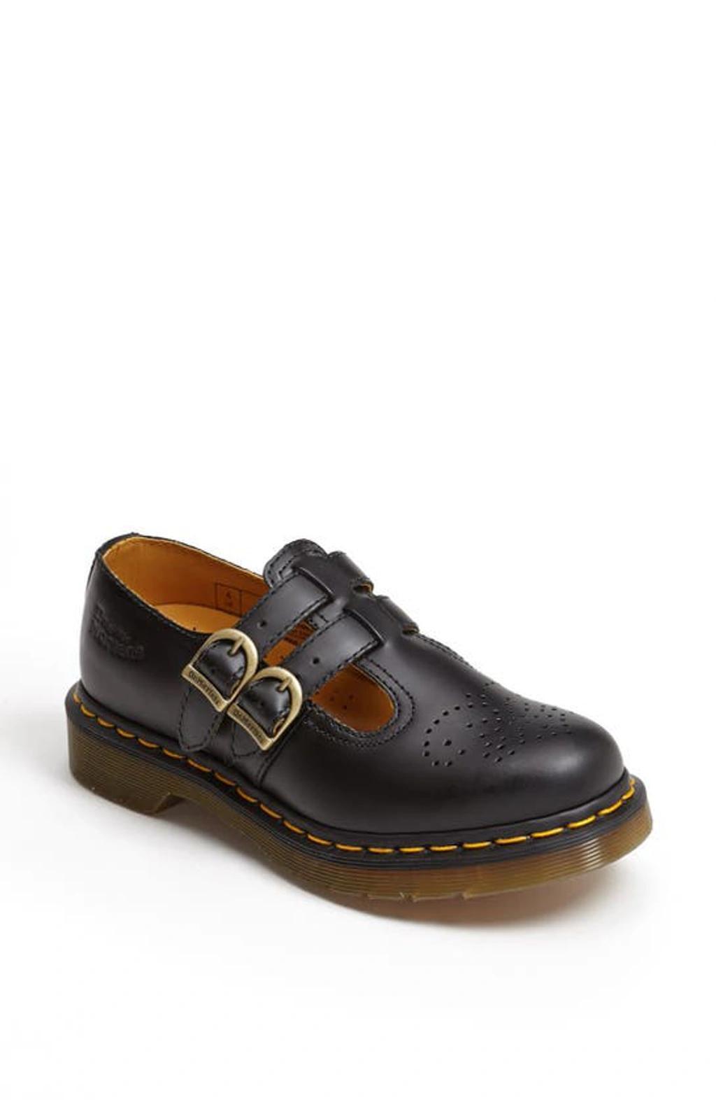 Dr. Martens Womens 8065 Mary Jane Buckle Leather Shoes Product Image