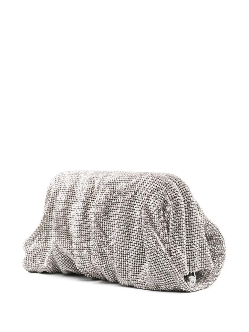 BENEDETTA BRUZZICHES Large Venus Clutch Bag In Silver Product Image