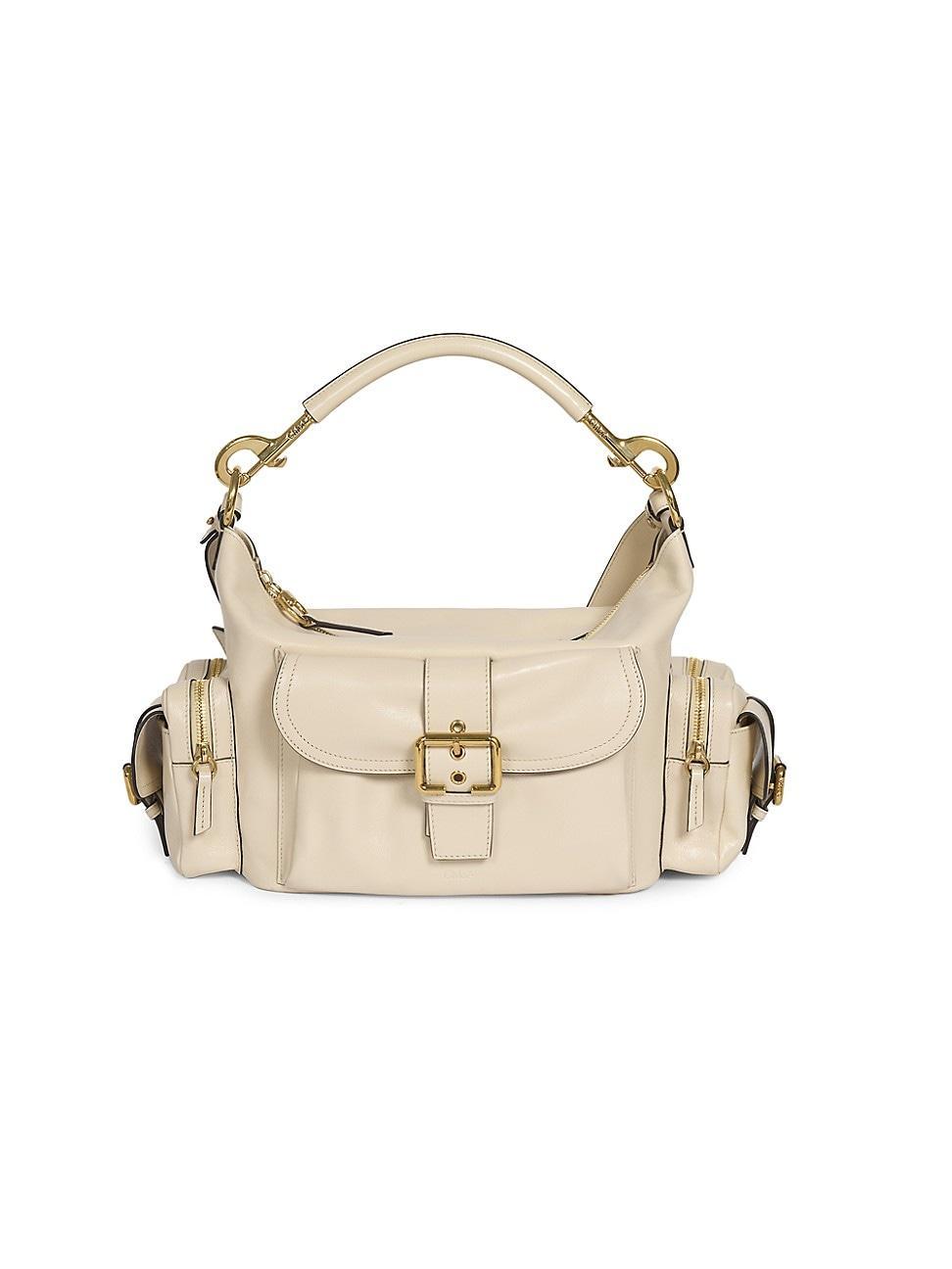 Womens Medium Leather Camera Bag Product Image