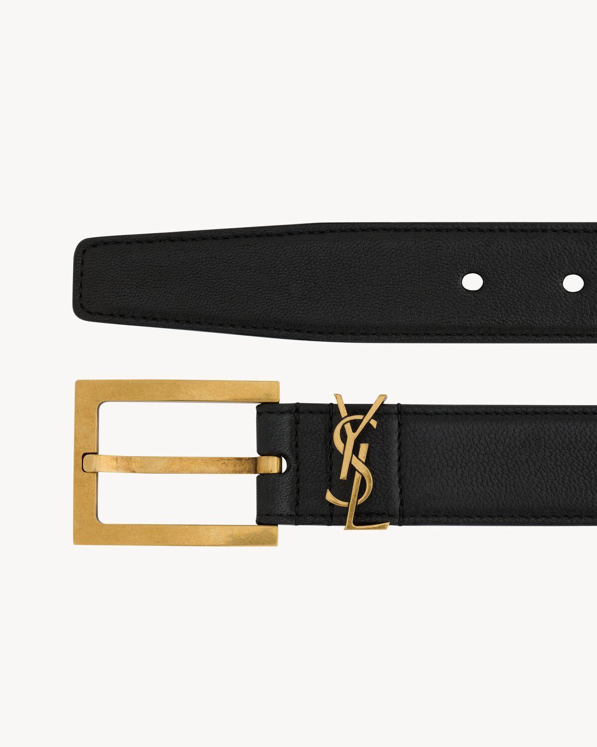 CASSANDRE belt in grained lambskin | Saint Laurent | YSL.com Product Image