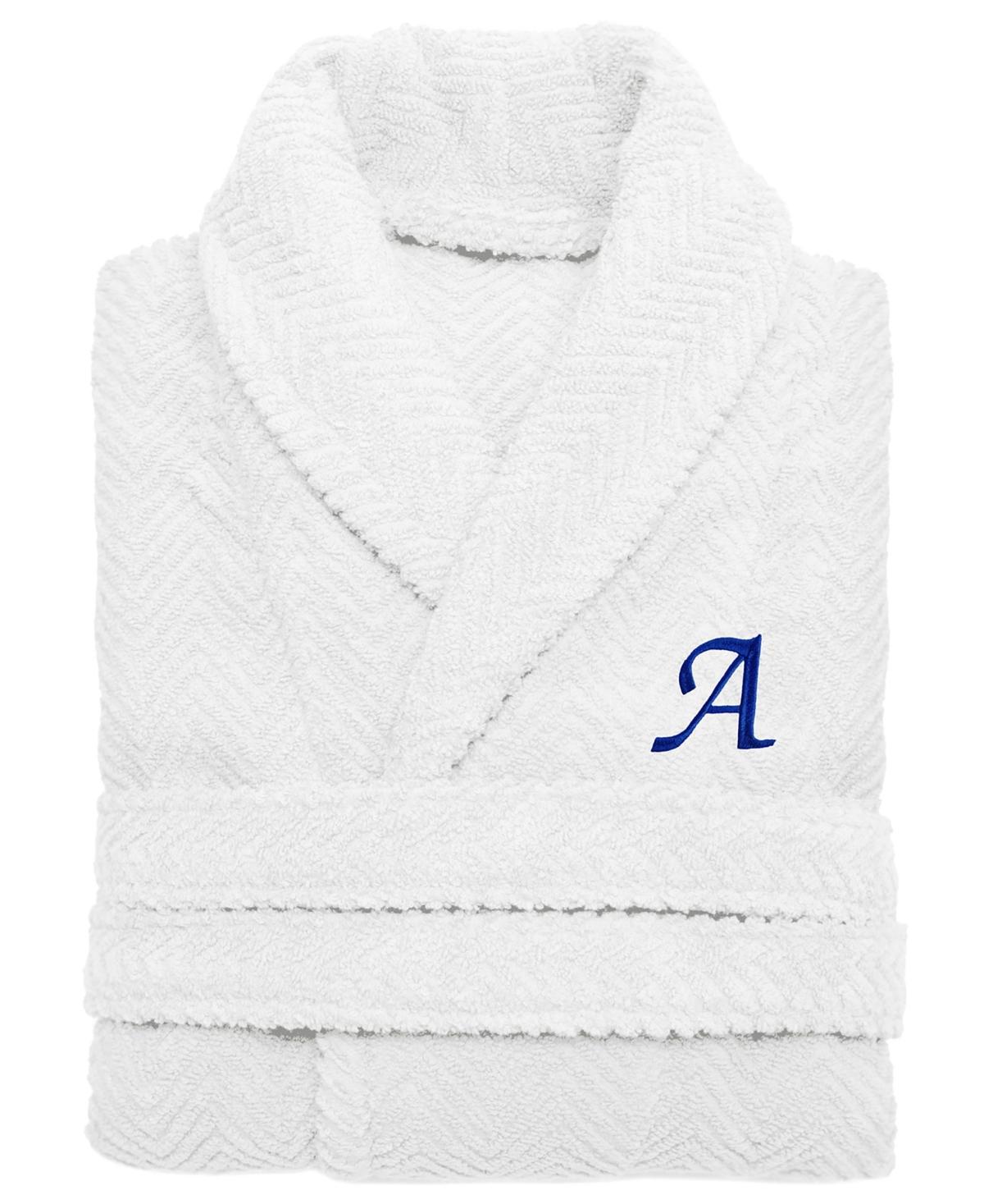 Linum Home Textiles Turkish Cotton Personalized Herringbone Weave Bathrobe, Womens Product Image
