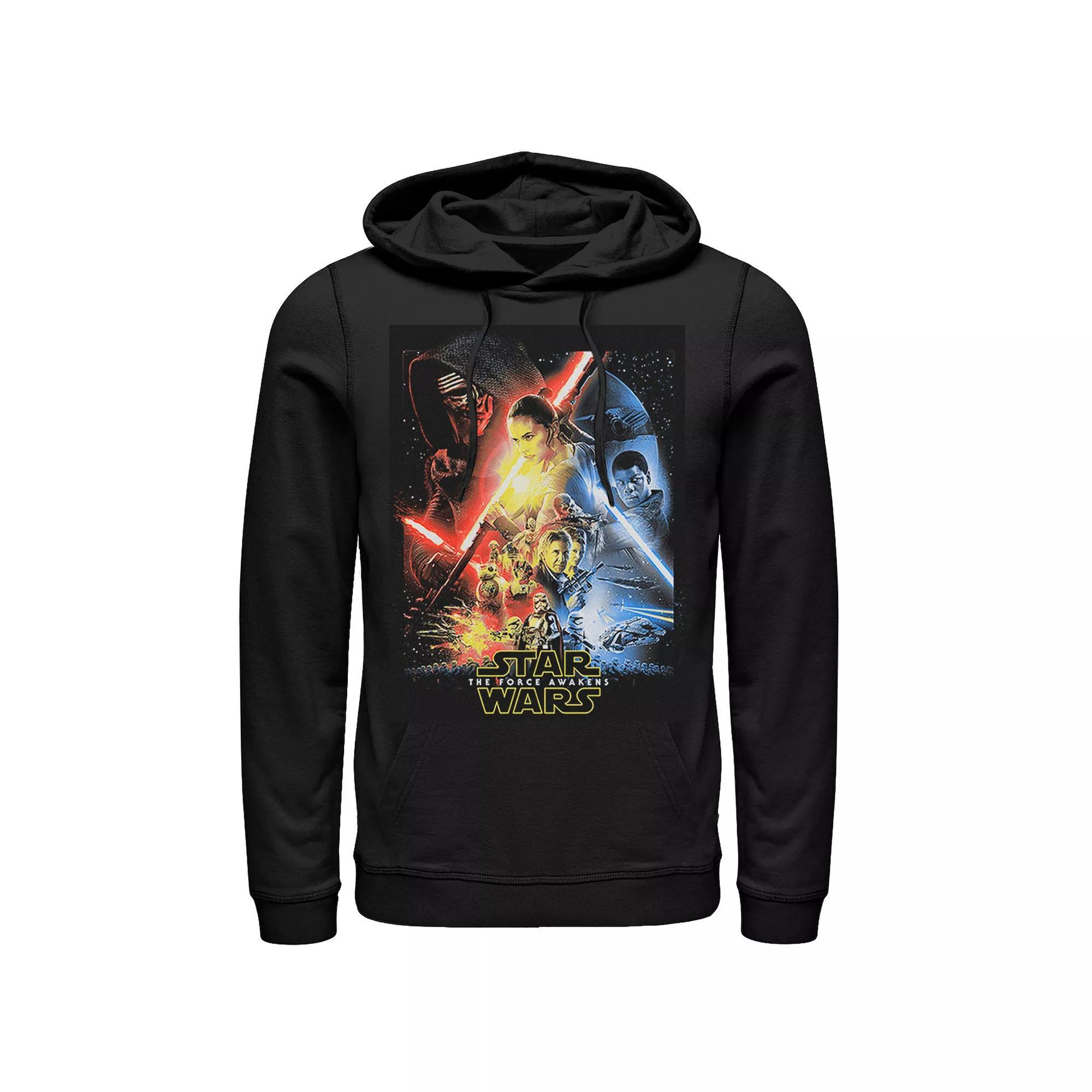 Men's Star Wars Graphic Hoodie, Size: Large, Black Divided Product Image