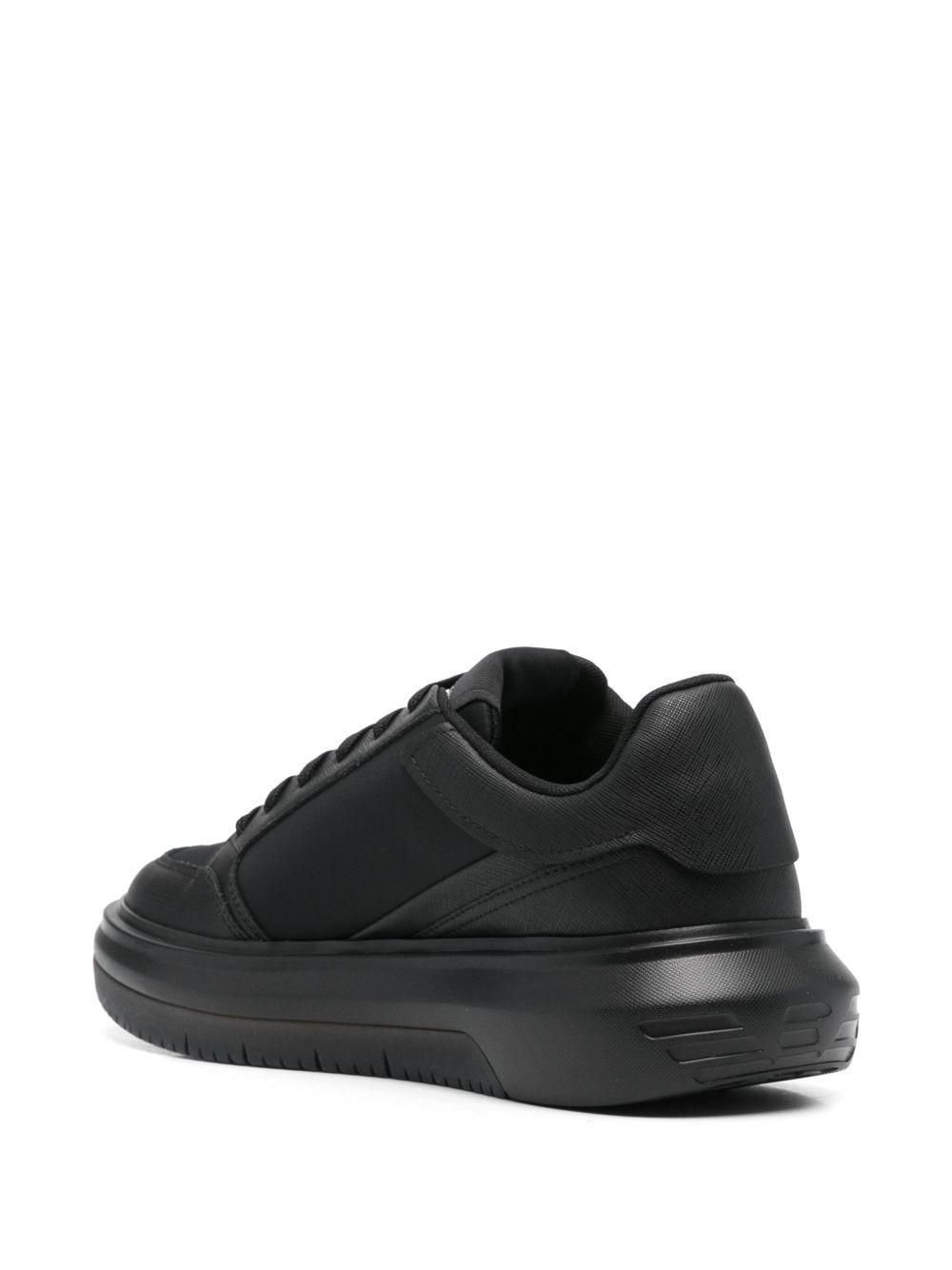 panelled lace-up sneakers Product Image
