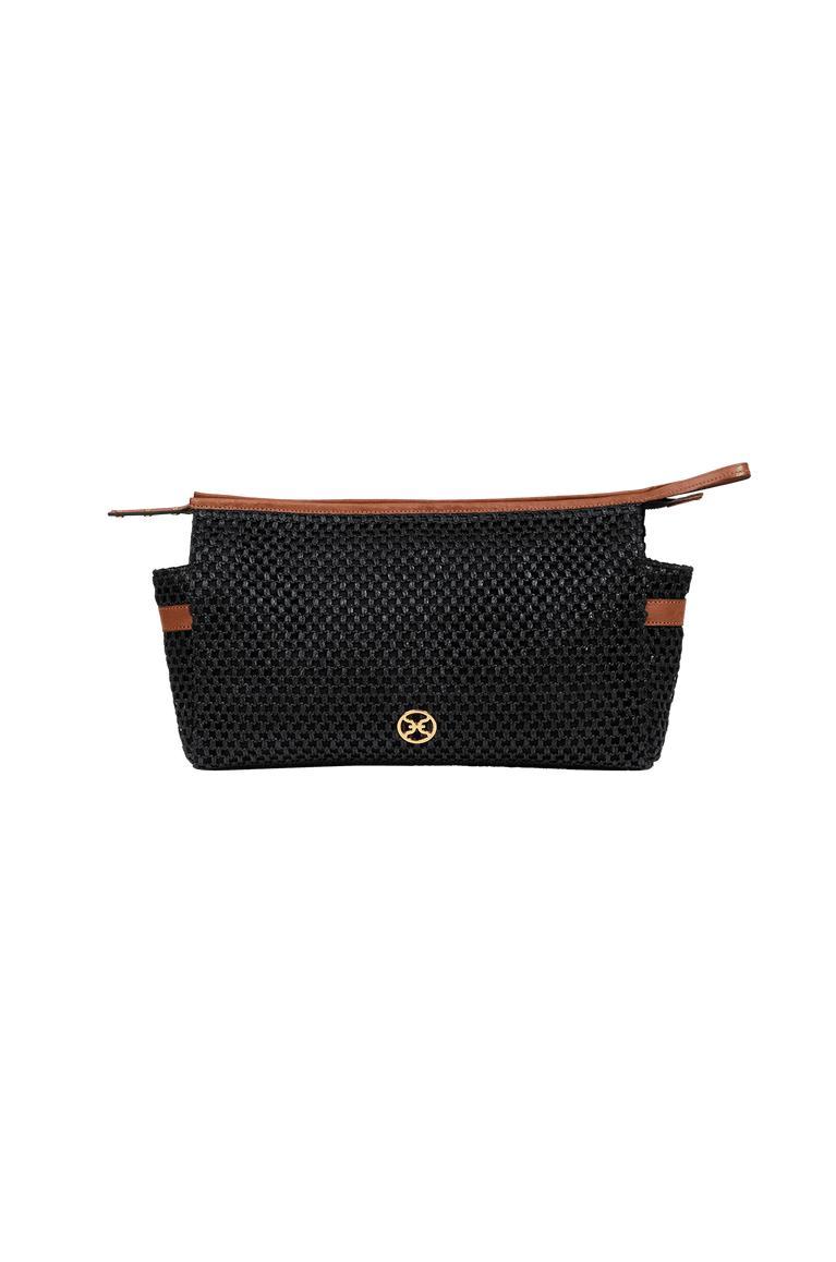 Mari Necessaire Clutch - Black Product Image