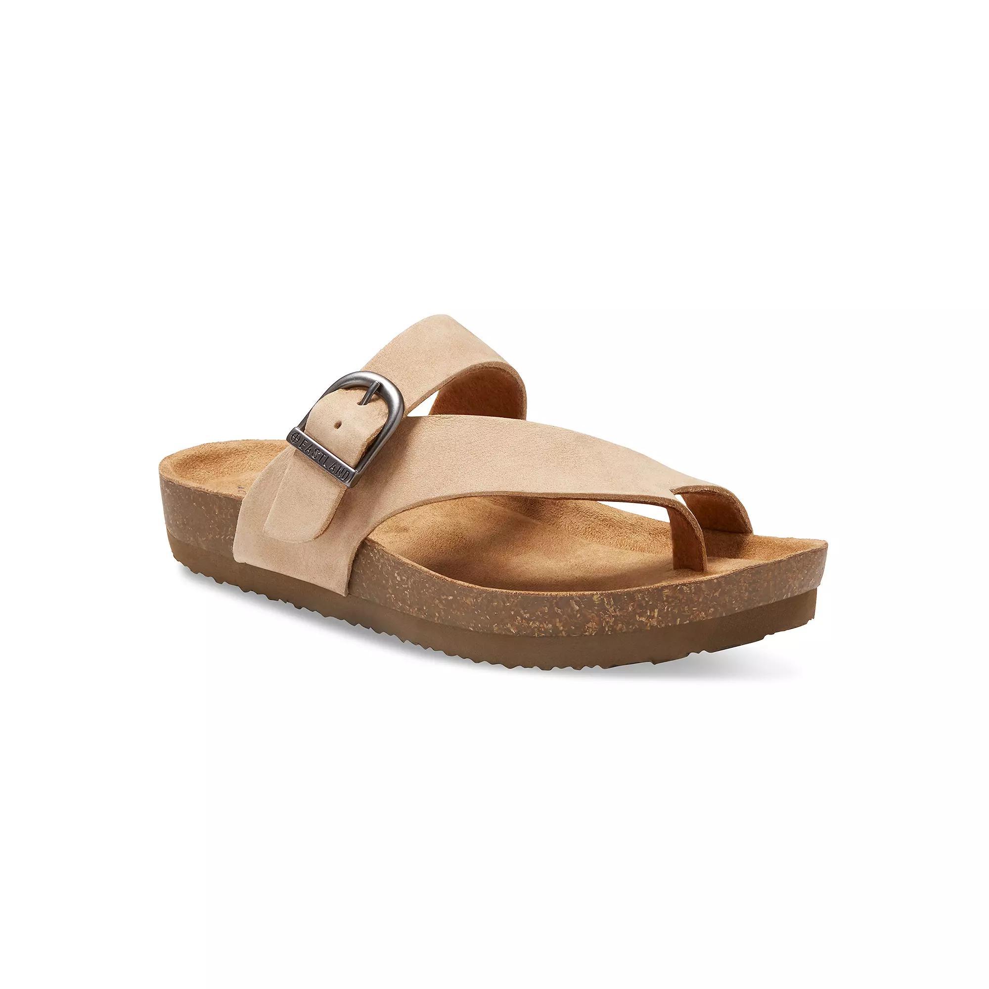 Eastland Shauna Women's Leather Sandals, Size: 5 Medium, Green Product Image