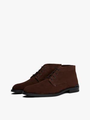 Lace-Up Suede Ankle Boot Product Image