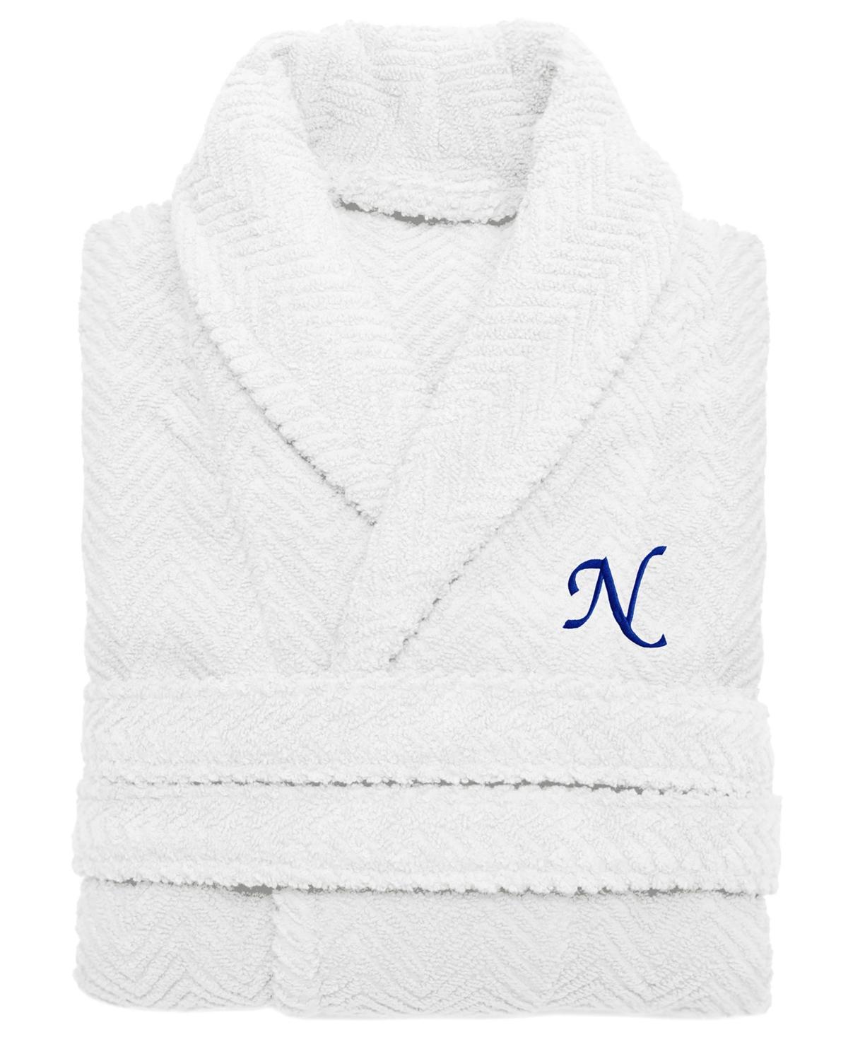 Linum Home Textiles Turkish Cotton Personalized Herringbone Weave Bathrobe, Womens Product Image