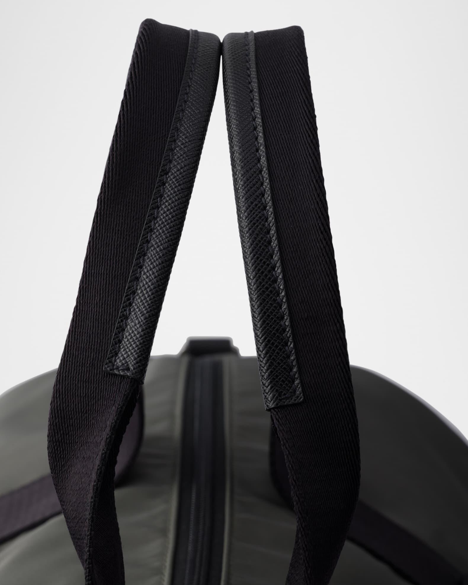 Re-Nylon And Saffiano Leather Duffle Bag Product Image