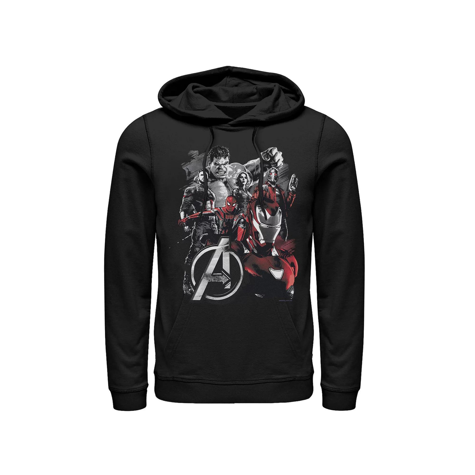 Men's DC Comics Superman Flashing Lights Poster Hoodie, Size: 3XL, Blue Product Image