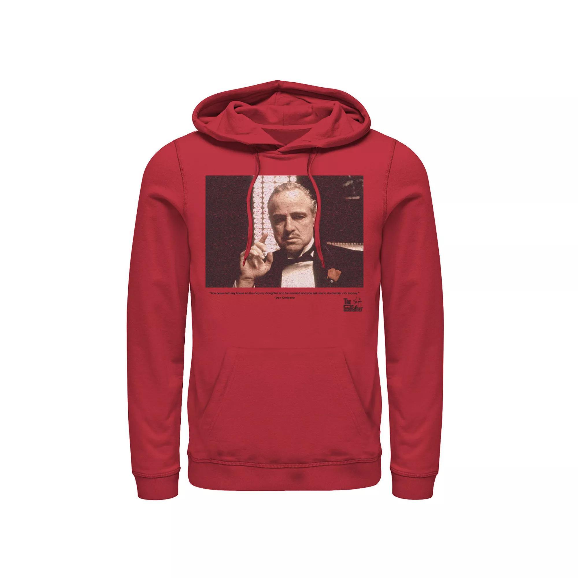 Men's The Godfather The Don Hoodie, Size: XL, Red Product Image