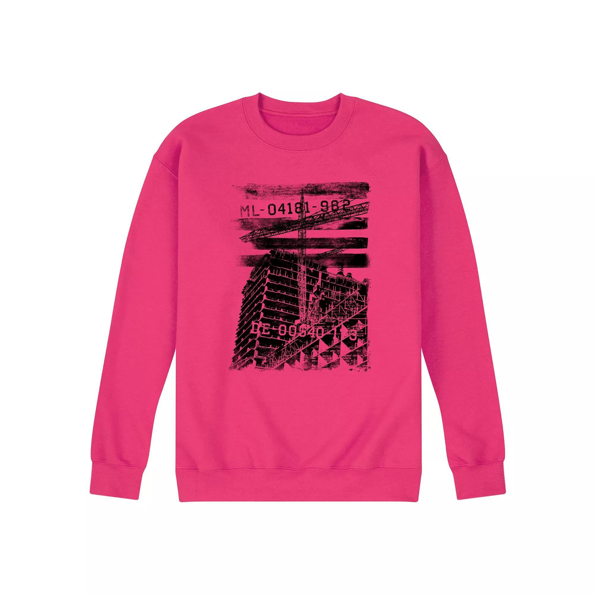 Mens American Made Fleece Sweatshirt Grey Gray Product Image