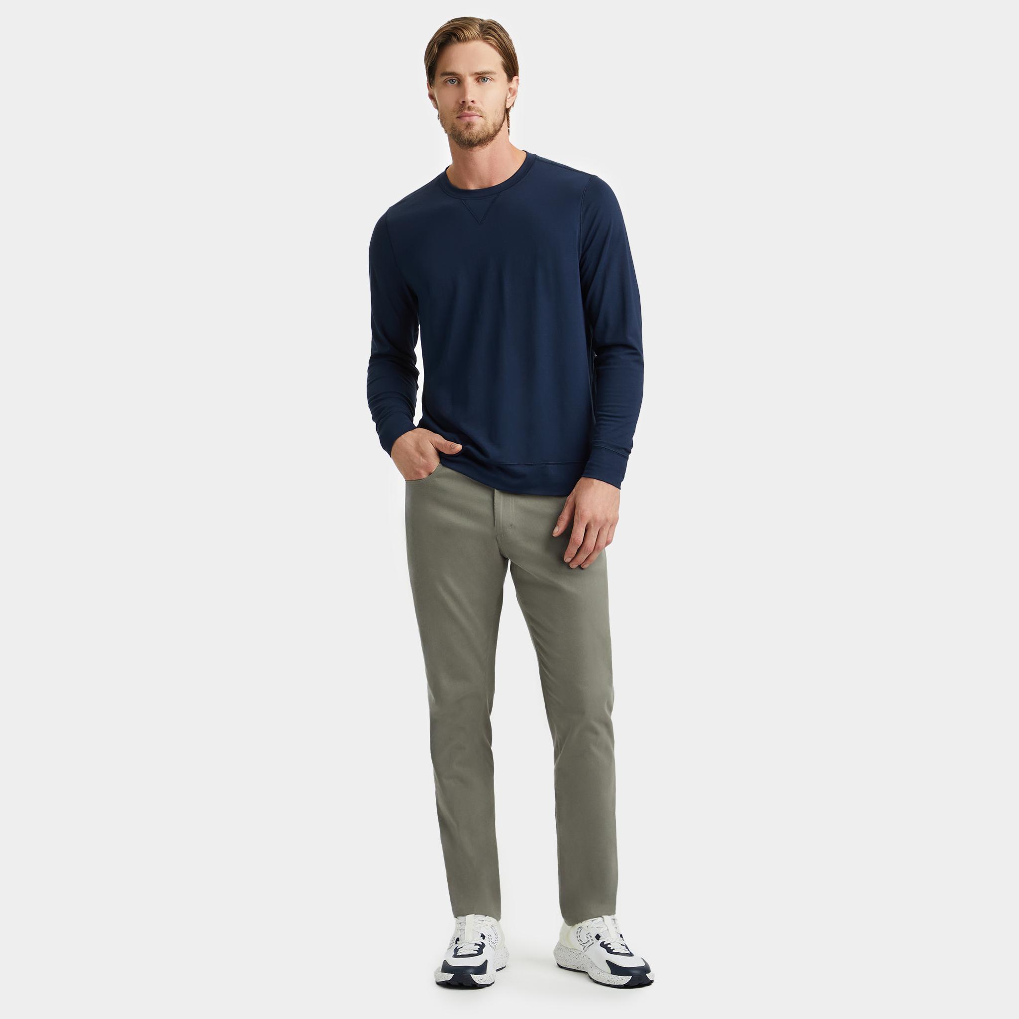 COTTON 5 POCKET STRAIGHT LEG PANT Product Image