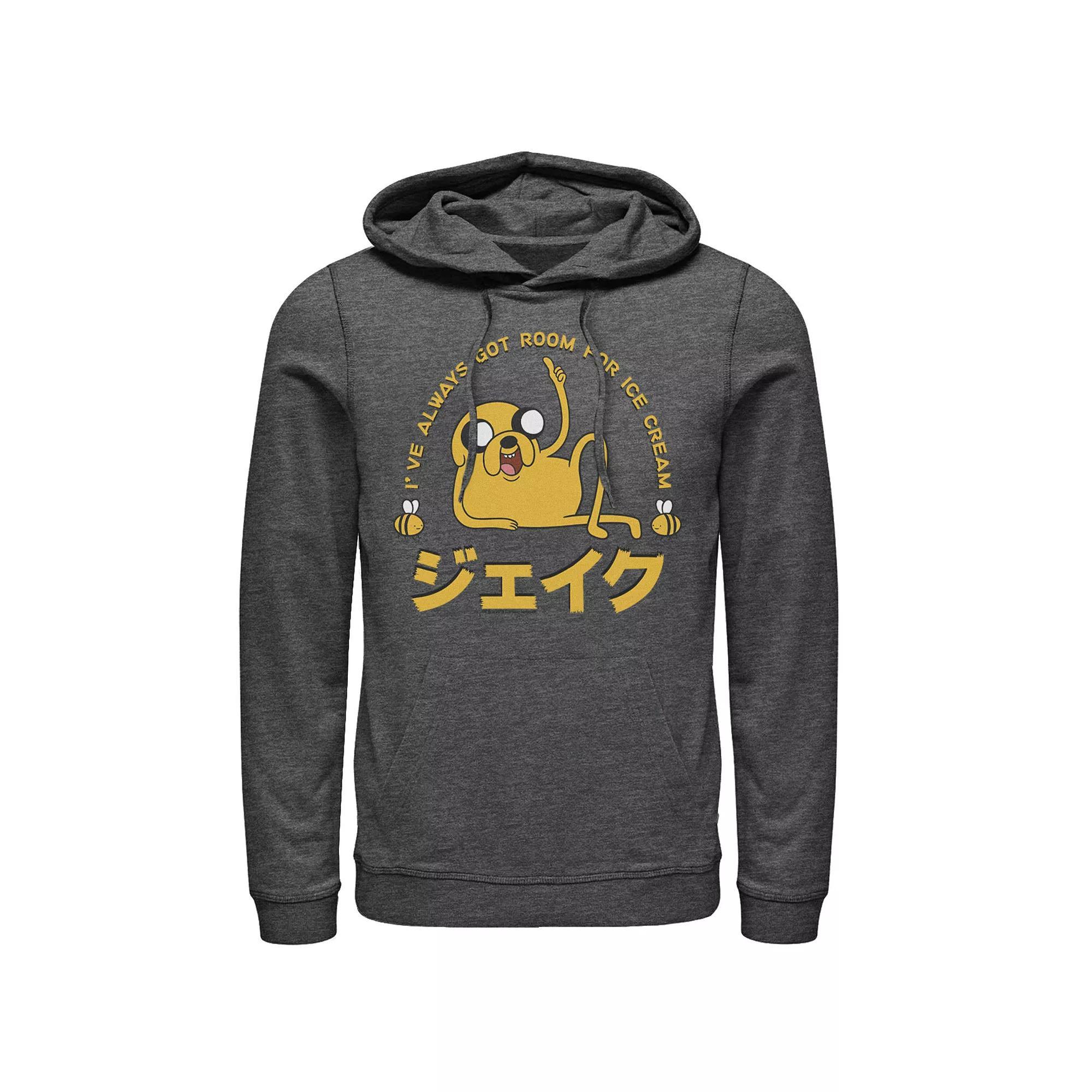 Men's Adventure Time Finn The Human Youth Culture Forever Pullover Hoodie, Size: XL, Blue Product Image