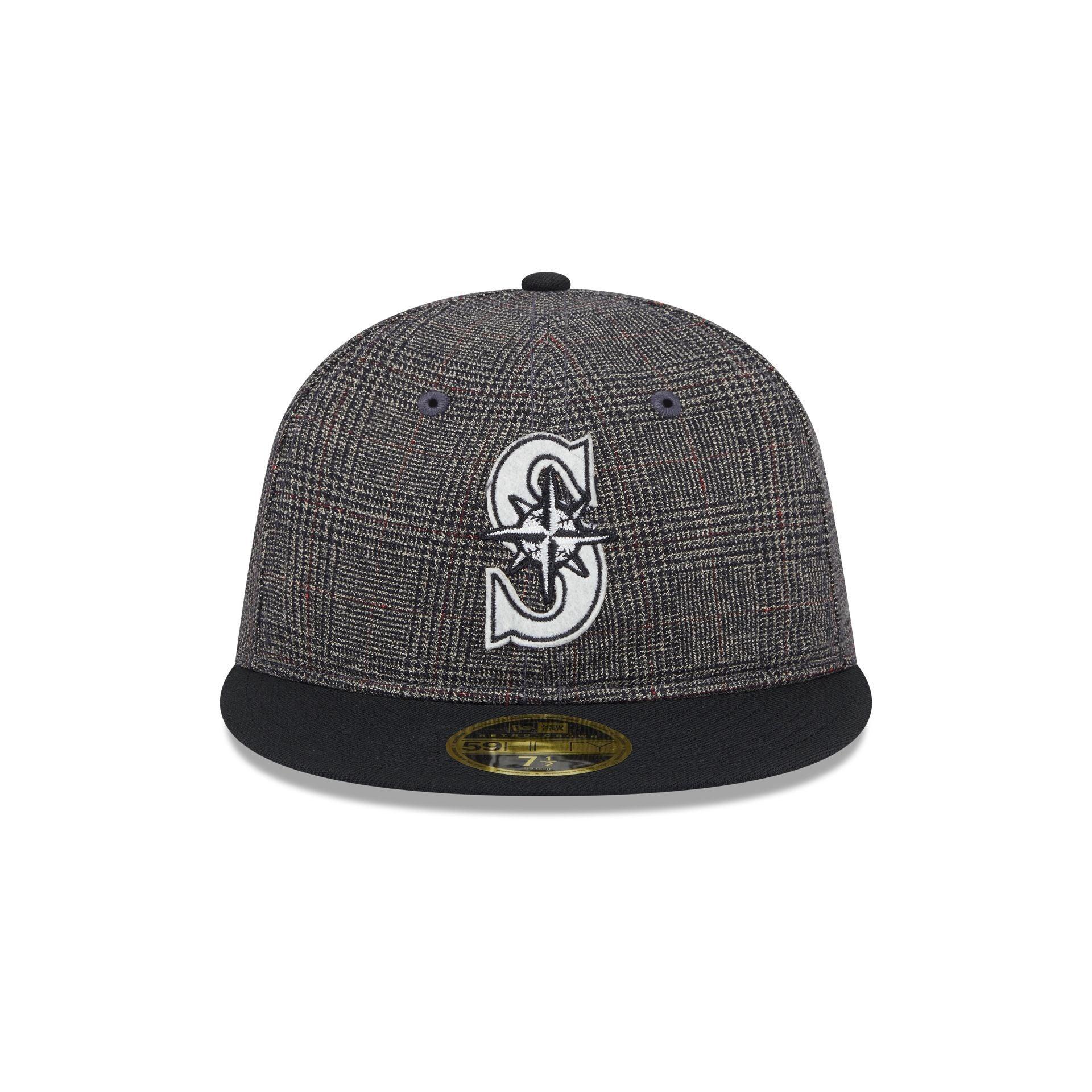 Seattle Mariners Plaid Retro Crown 59FIFTY Fitted Hat Male Product Image