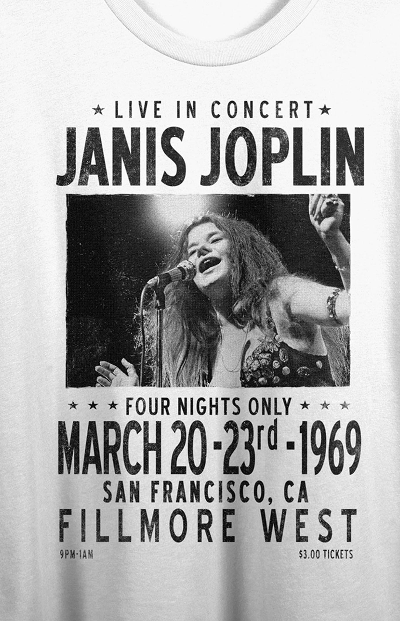 Women's Janis Joplin Cropped T-Shirt Product Image
