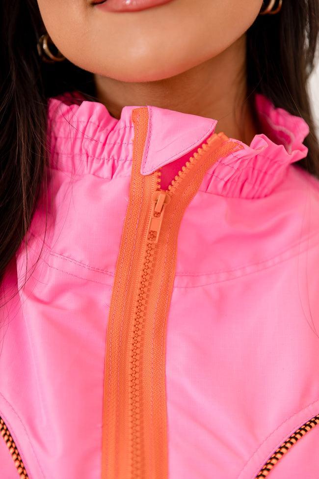 Wondering About The Wind Pink Windbreaker FINAL SALE Product Image