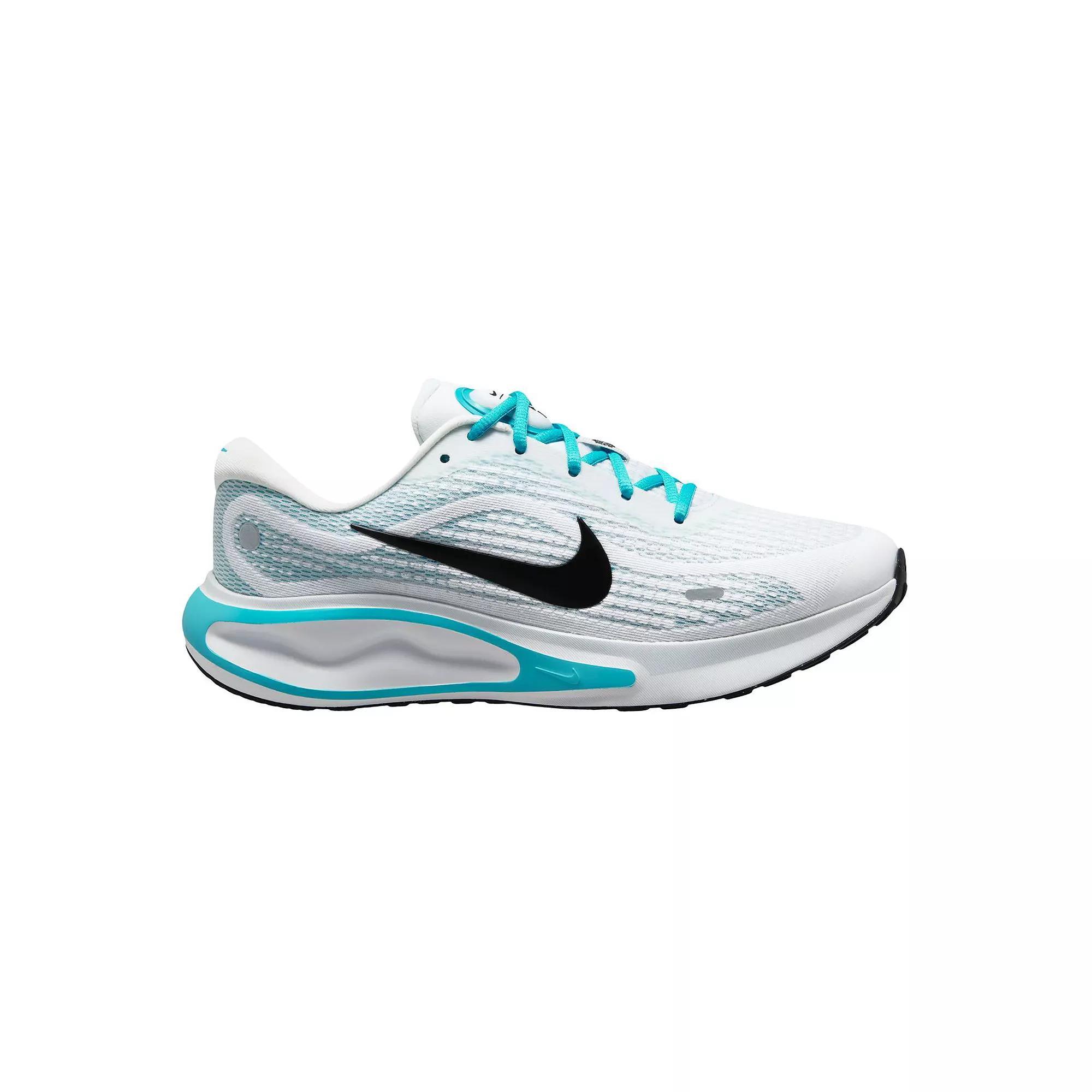 Nike Journey Run Men's Road Running Shoes, Size: 12, White Black Cactus Product Image