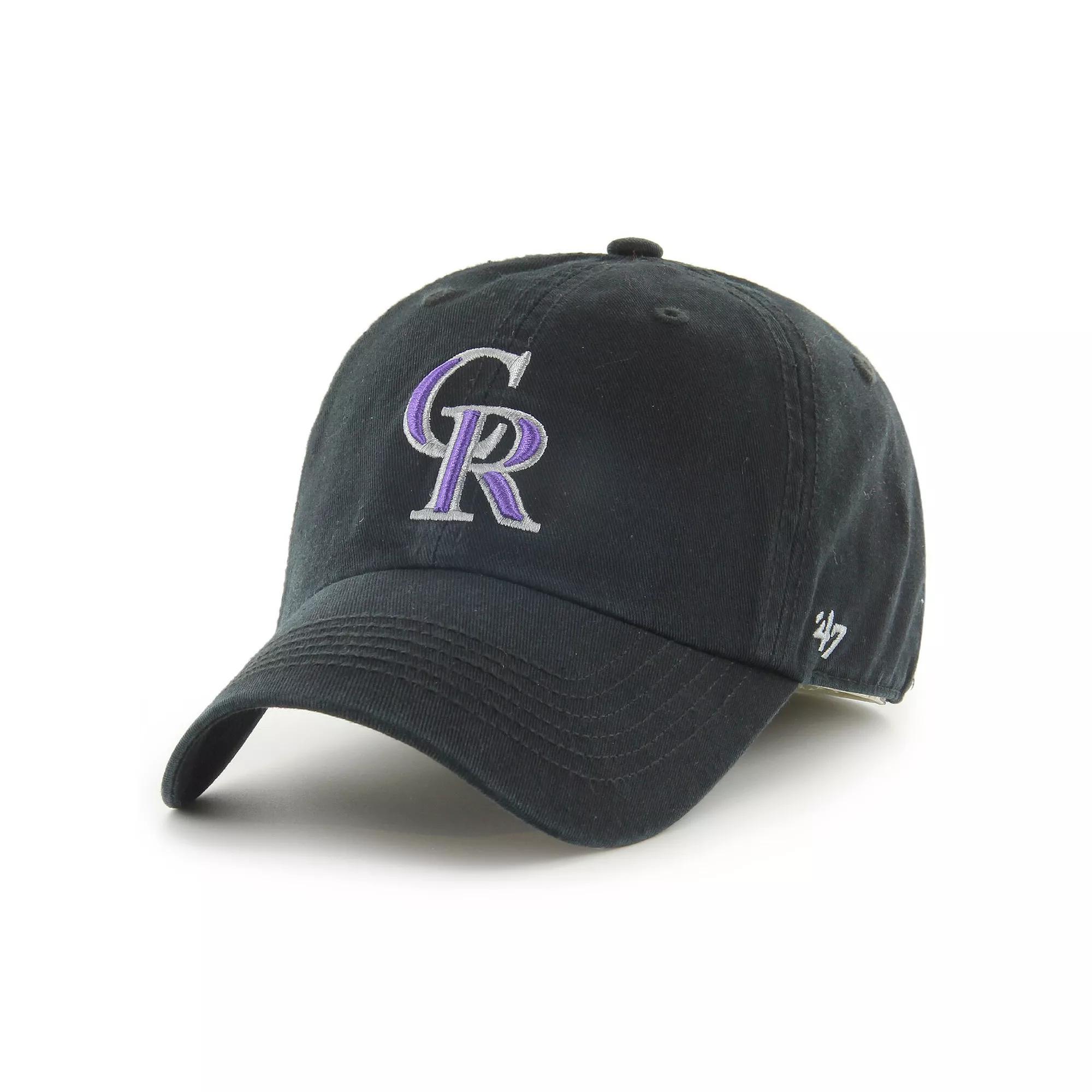 Men's '47 Black Miami Marlins Franchise Logo Fitted Hat, Size: XL Product Image
