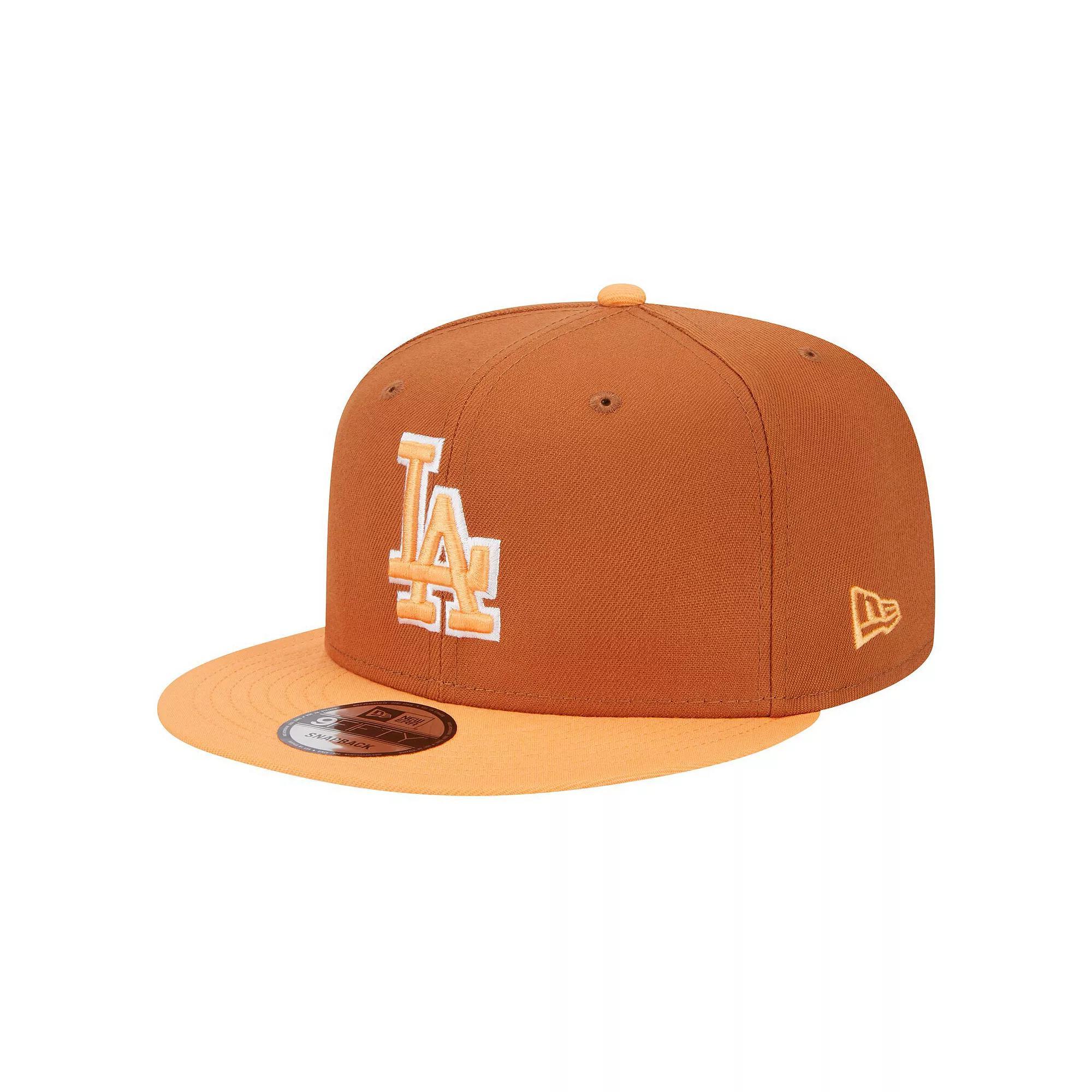 Men's New Era Brown Los Angeles Dodgers Spring Color Two-Tone 9FIFTY Snapback Hat Product Image