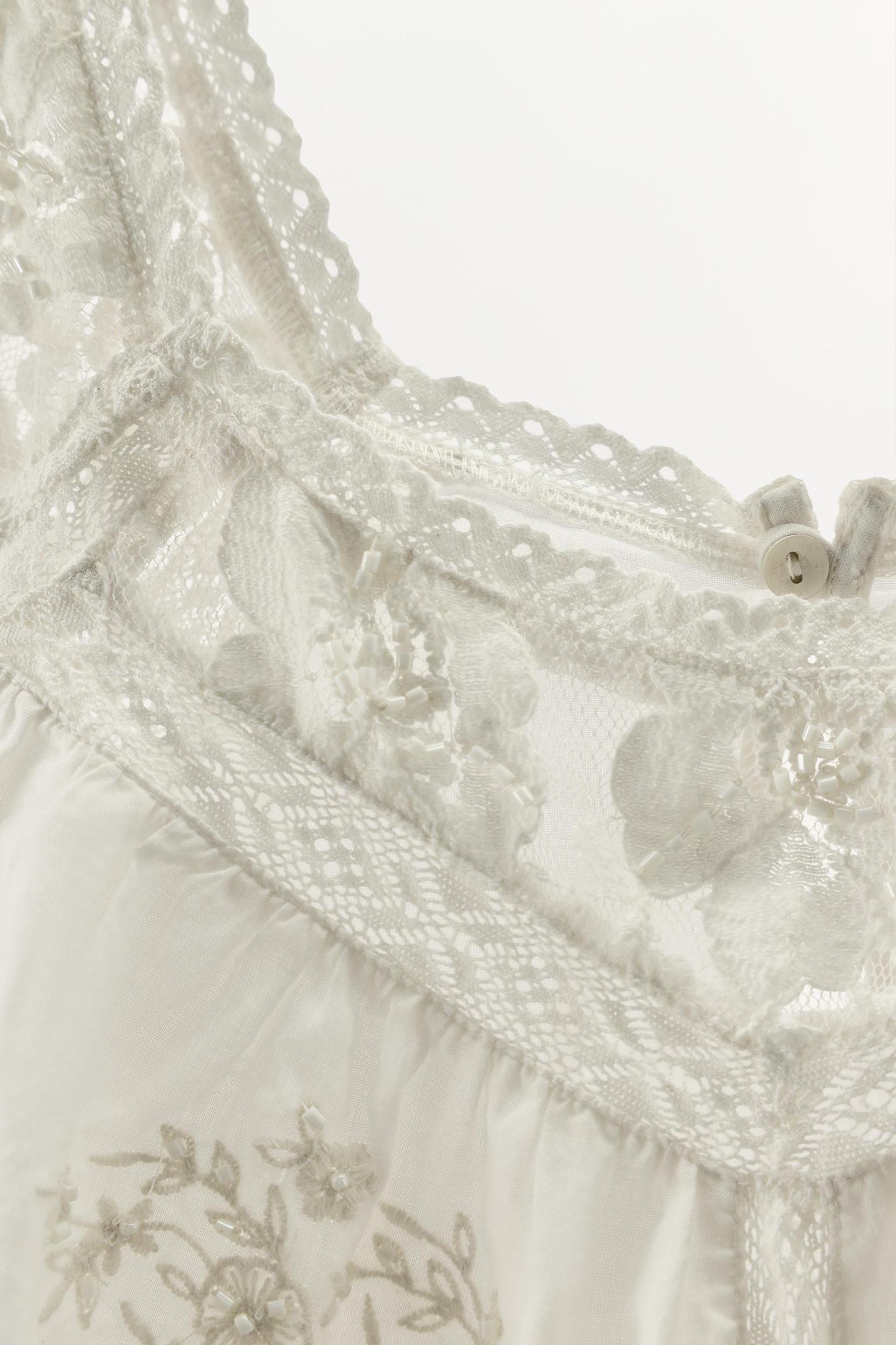LIMITED EDITION EMBROIDERED LACE STRAPPY TOP Product Image
