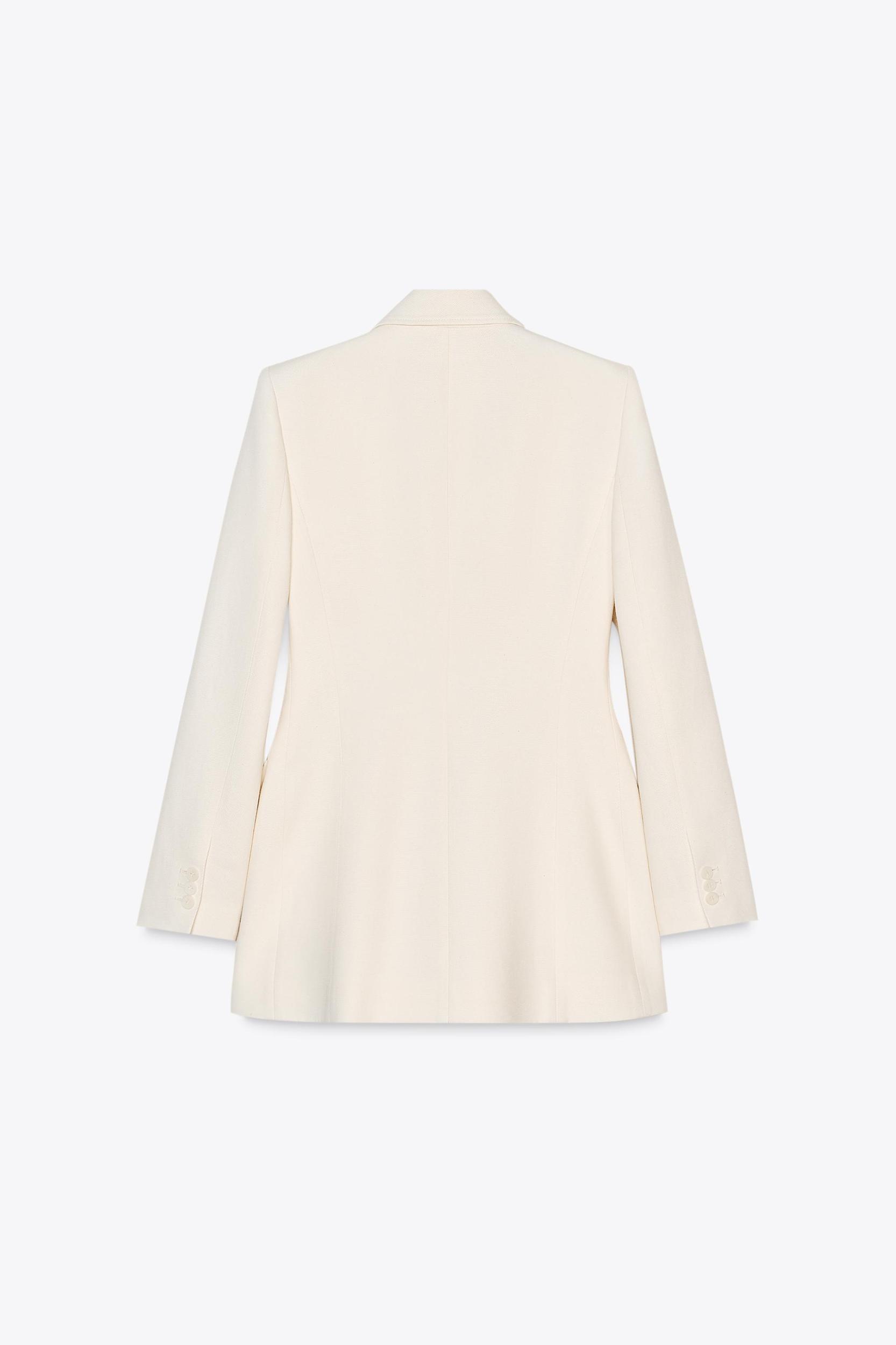 DOUBLE BREASTED LONG BLAZER Product Image