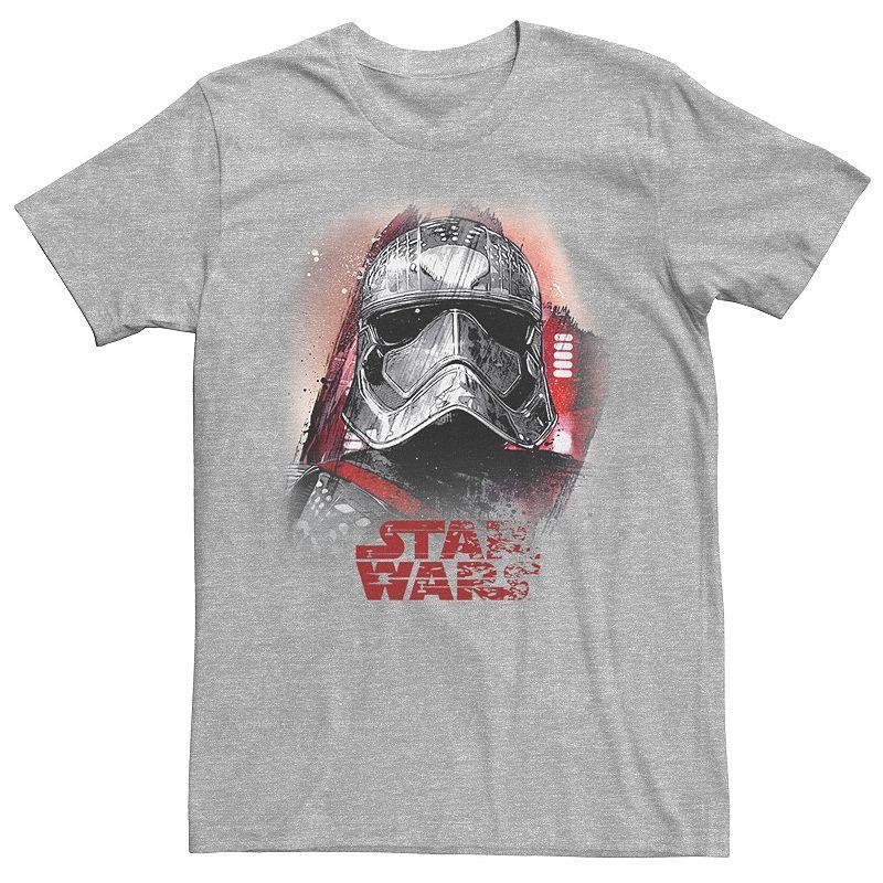 Men's Star Wars Last Jedi Captain Phasma Distress Tee, Size: XXL, Silver Product Image