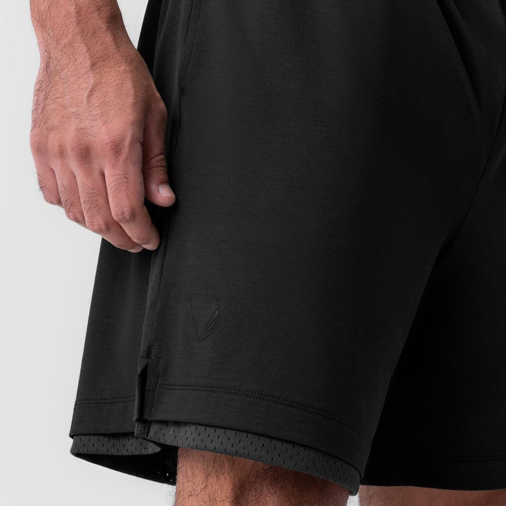 0988. Reversible 2-in-1 Short - Crimson Male Product Image