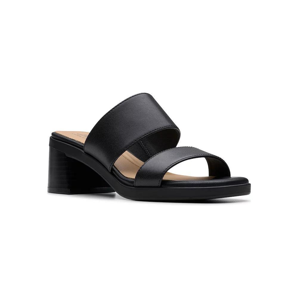 Clarks Jaylan Dusk Women's Block Heeled Dress Shoes, Size: 12, Black Product Image