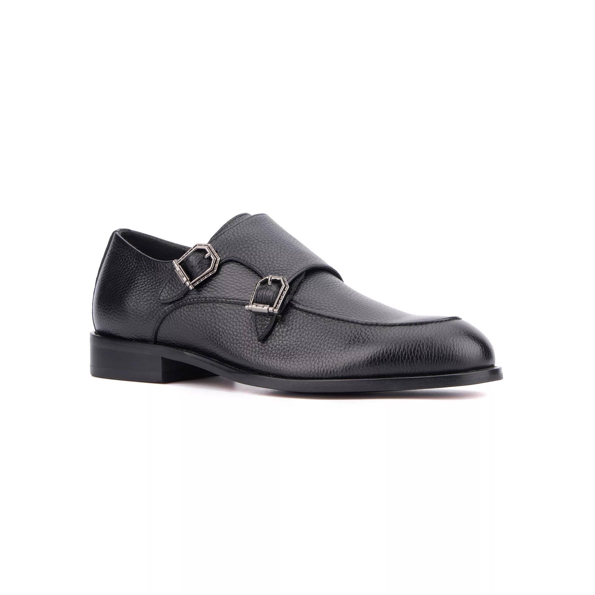 Vintage Foundry Co. Lawrence Men's Monk Strap Dress Shoes, Size: 8, Black Product Image