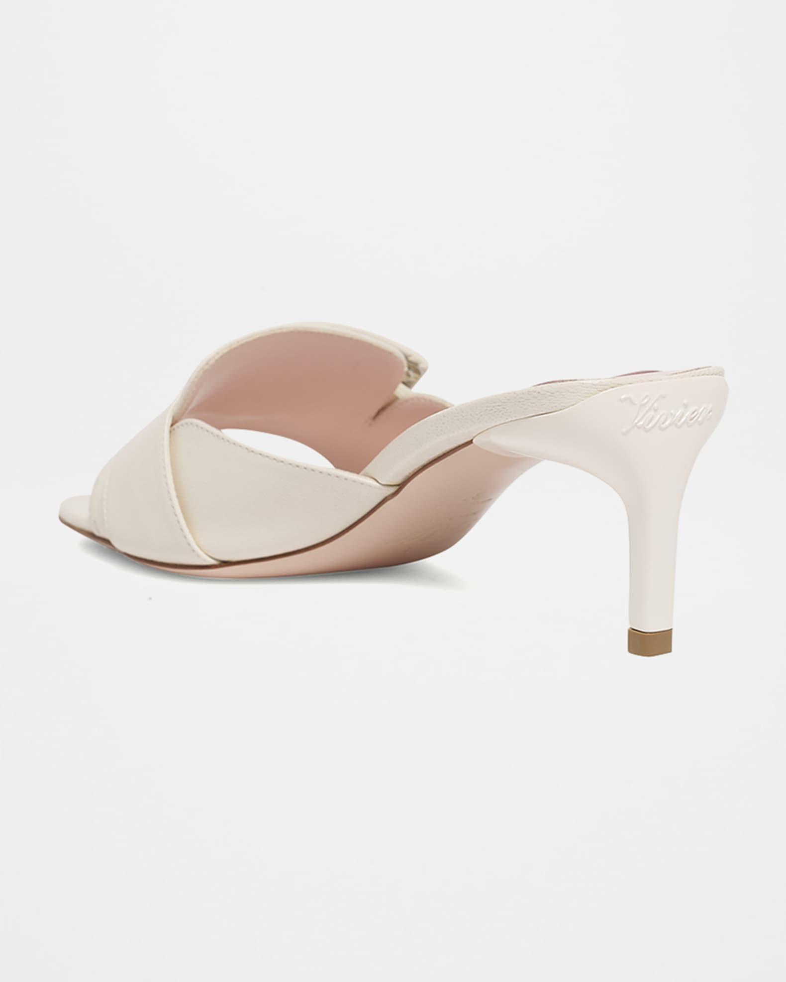 Patent Leather Buckle Mule Sandals Product Image