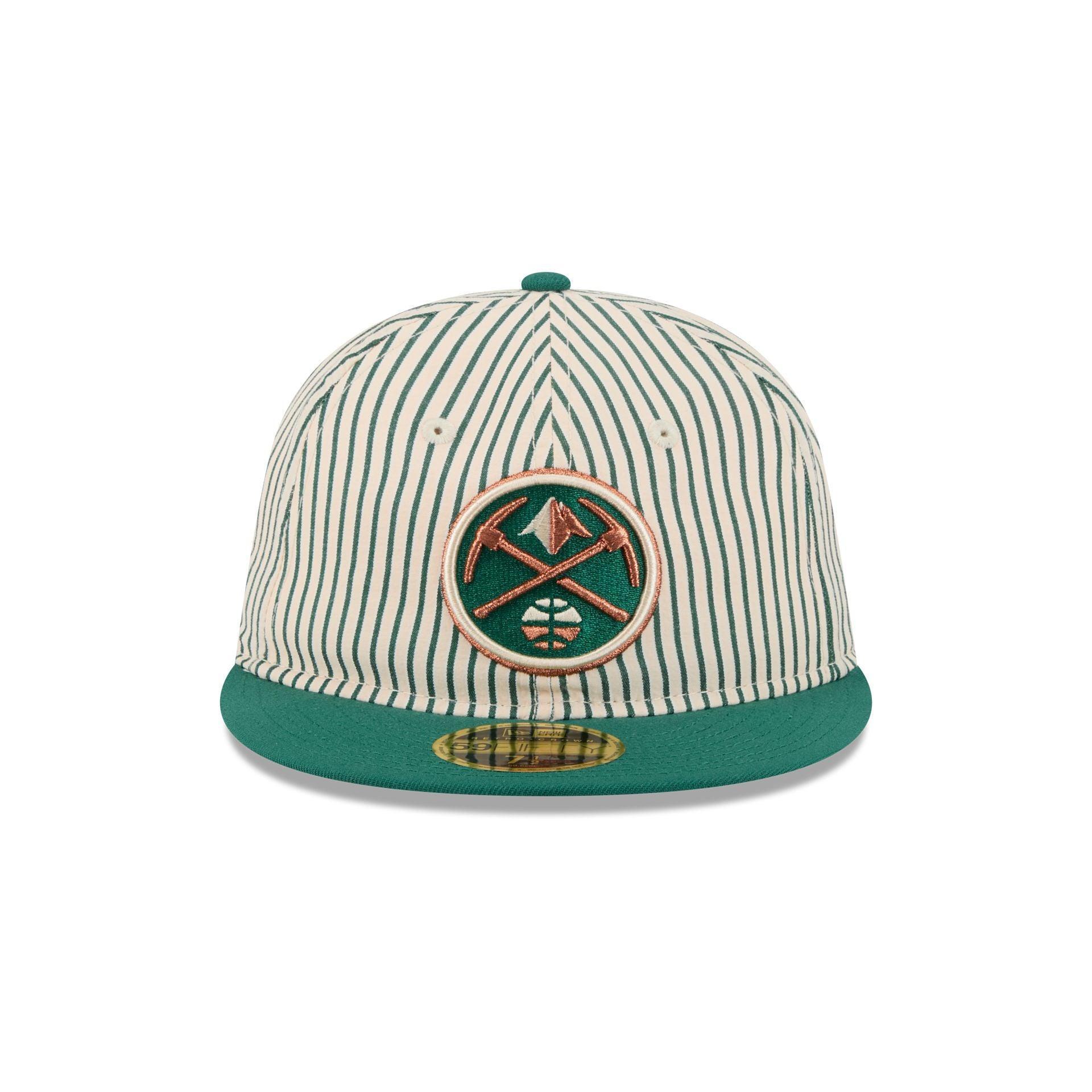Just Caps Seersucker Denver Nuggets Retro Crown 59FIFTY Fitted Hat Male Product Image