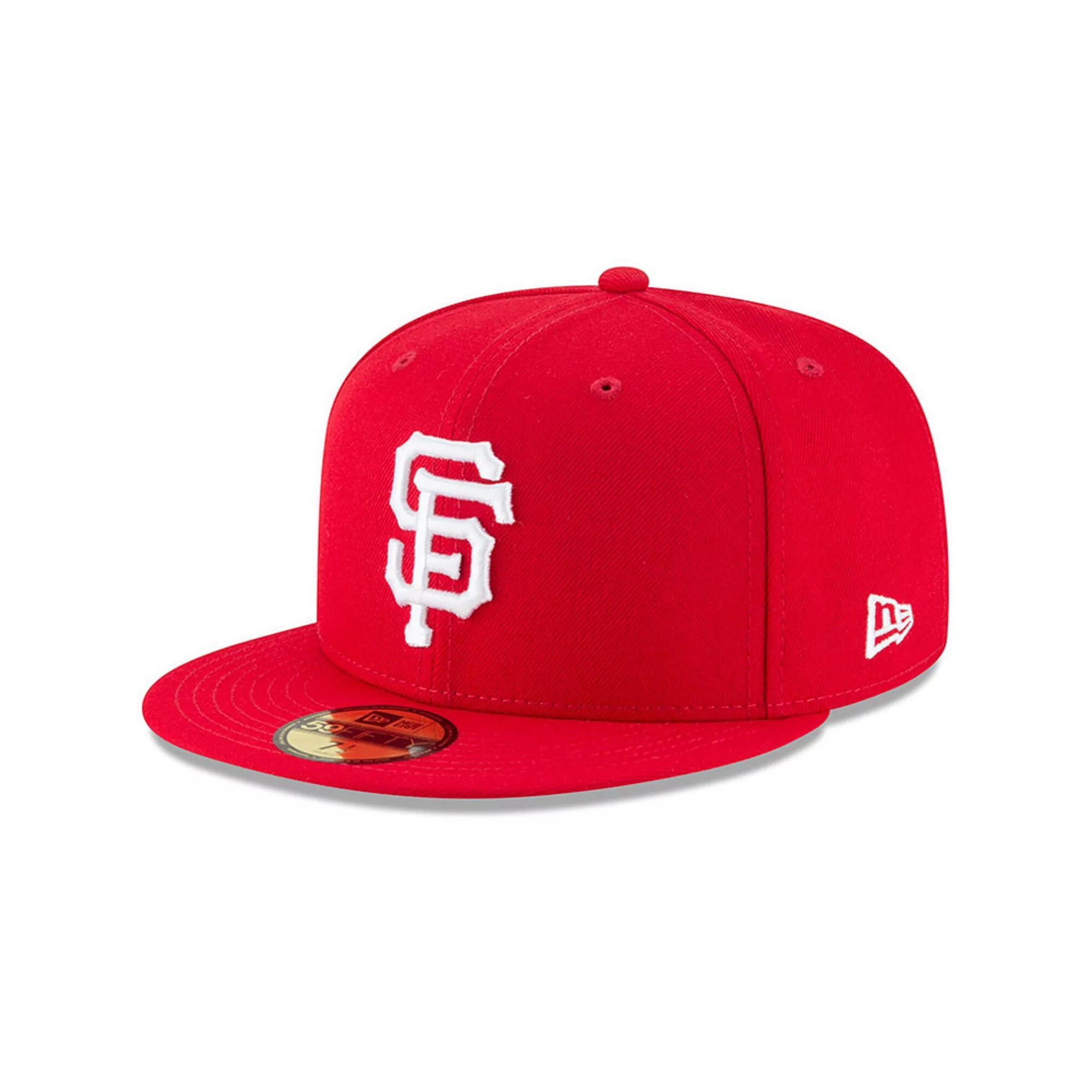 Men's New Era Red San Francisco Giants Fashion Color Basic 59FIFTY Fitted Hat, Size: 6 7/8 Product Image