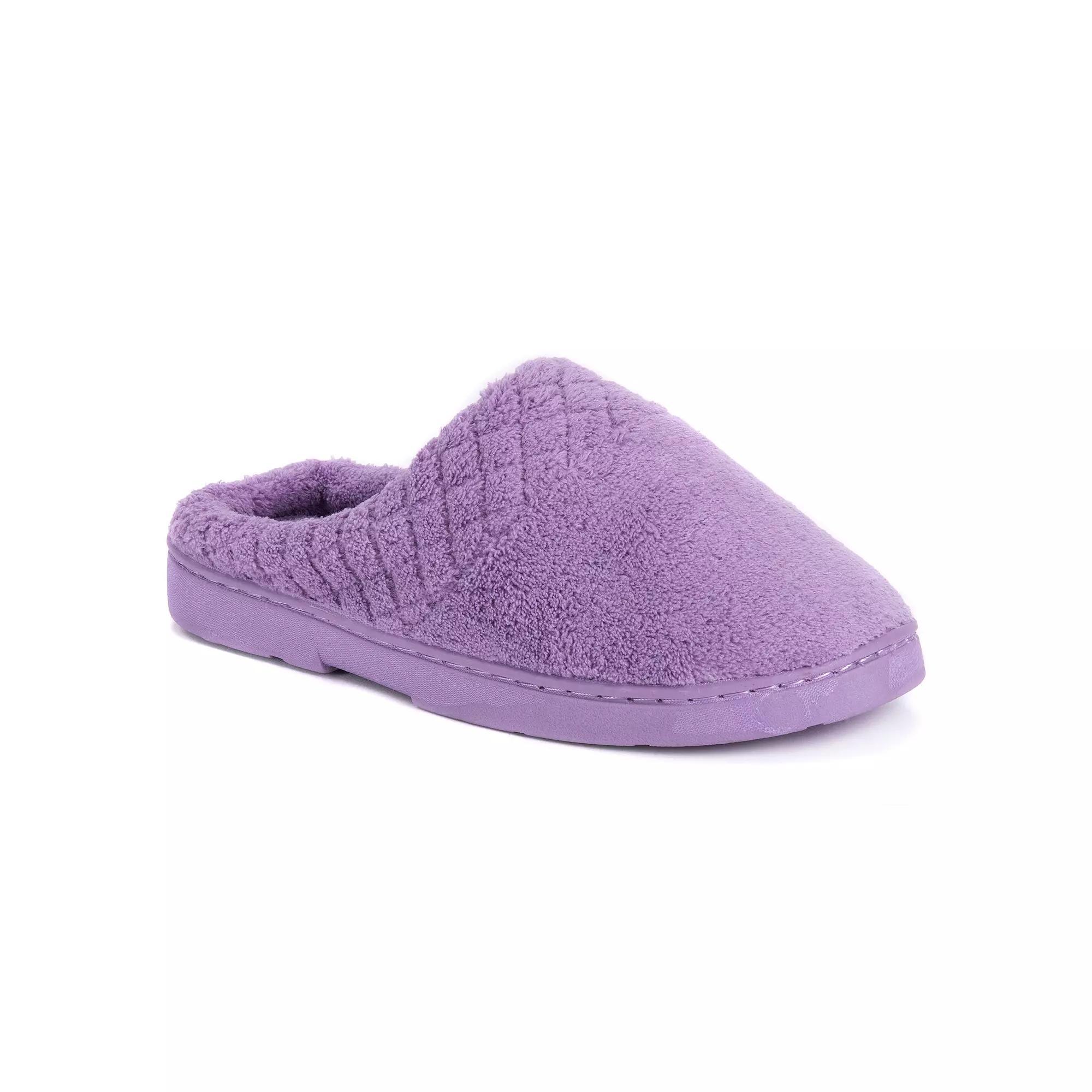 MUK LUKS Womens Clog Slippers Purple Product Image
