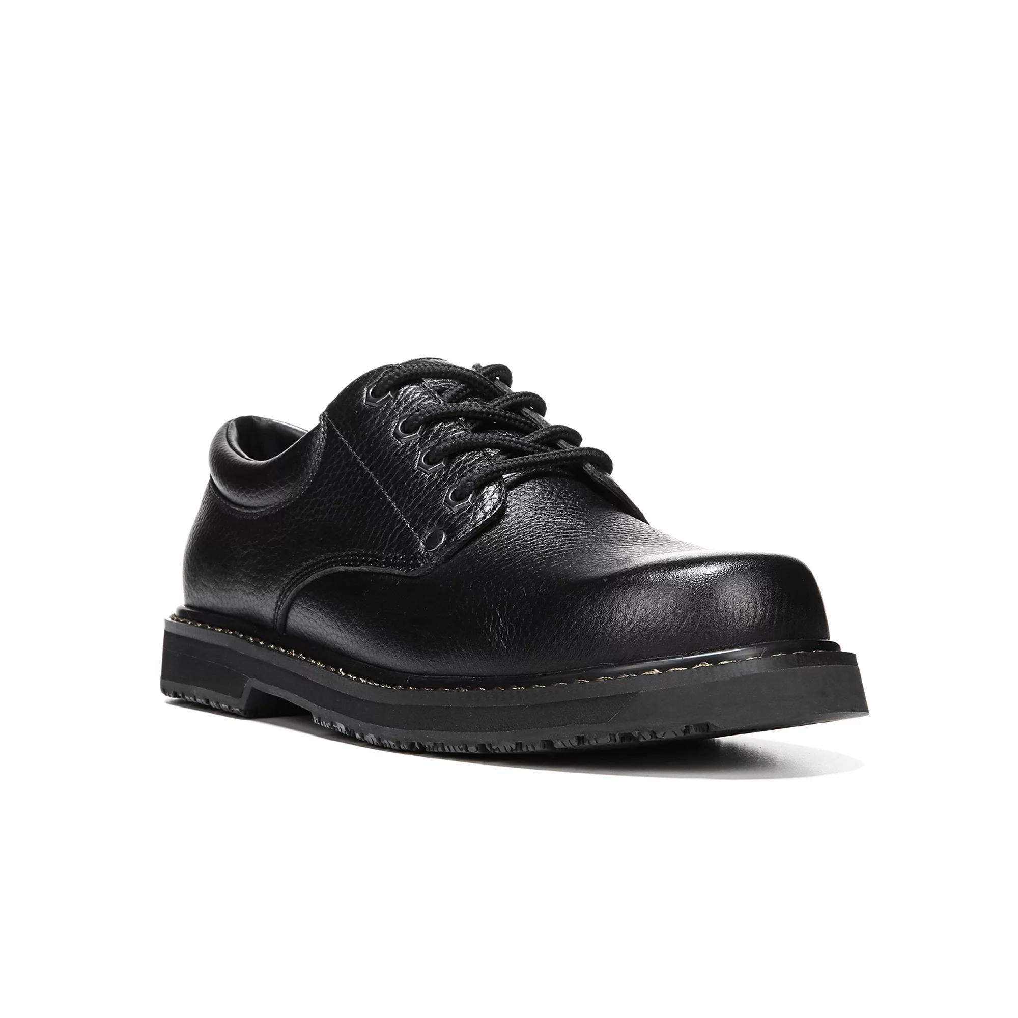 Dr. Scholl's Harrington Men's Slip-Resistant Work Oxford's, Size: 10.5 Wide, Brown Product Image